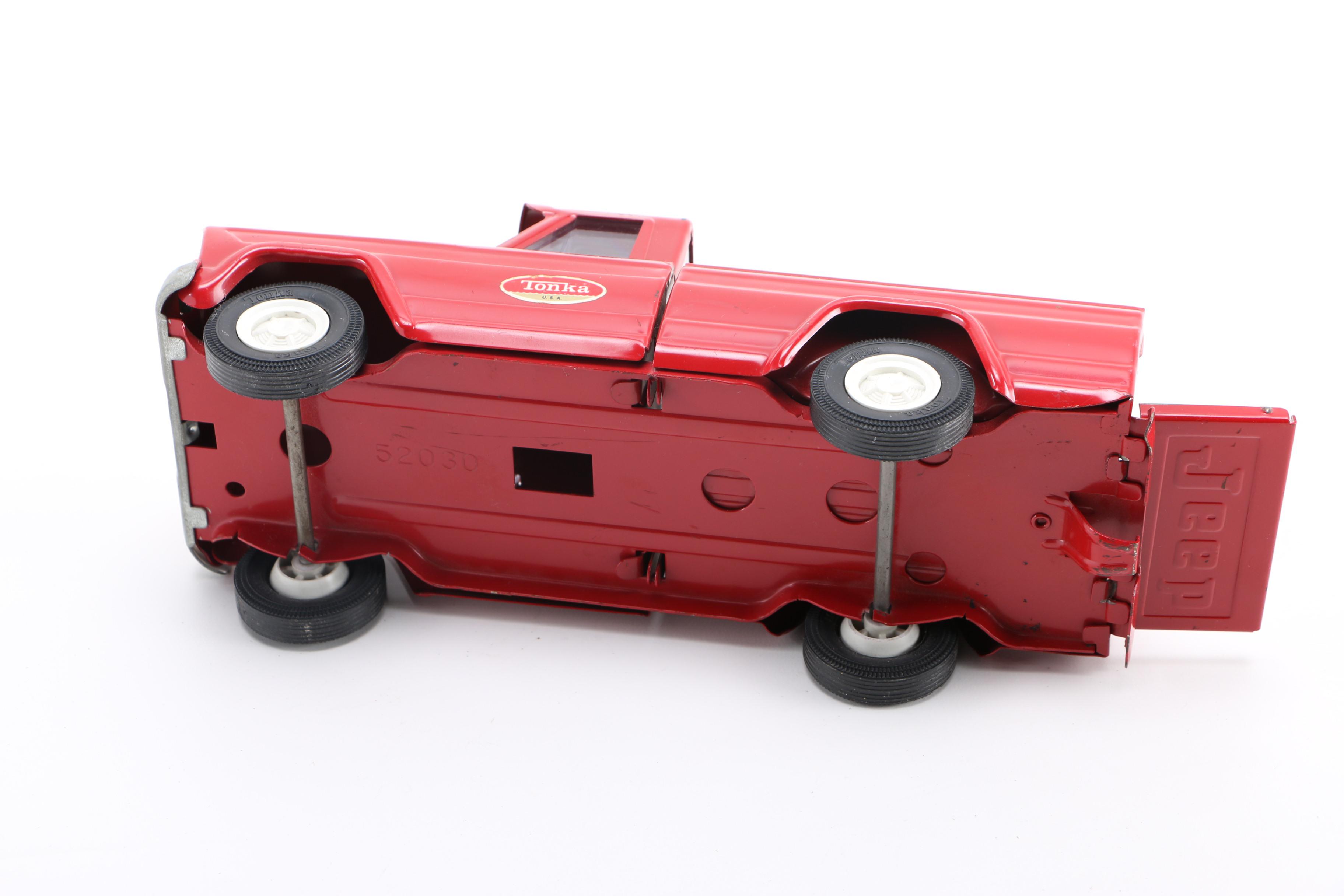 1960s Vintage Tonka Toy Pressed Metal Trucks