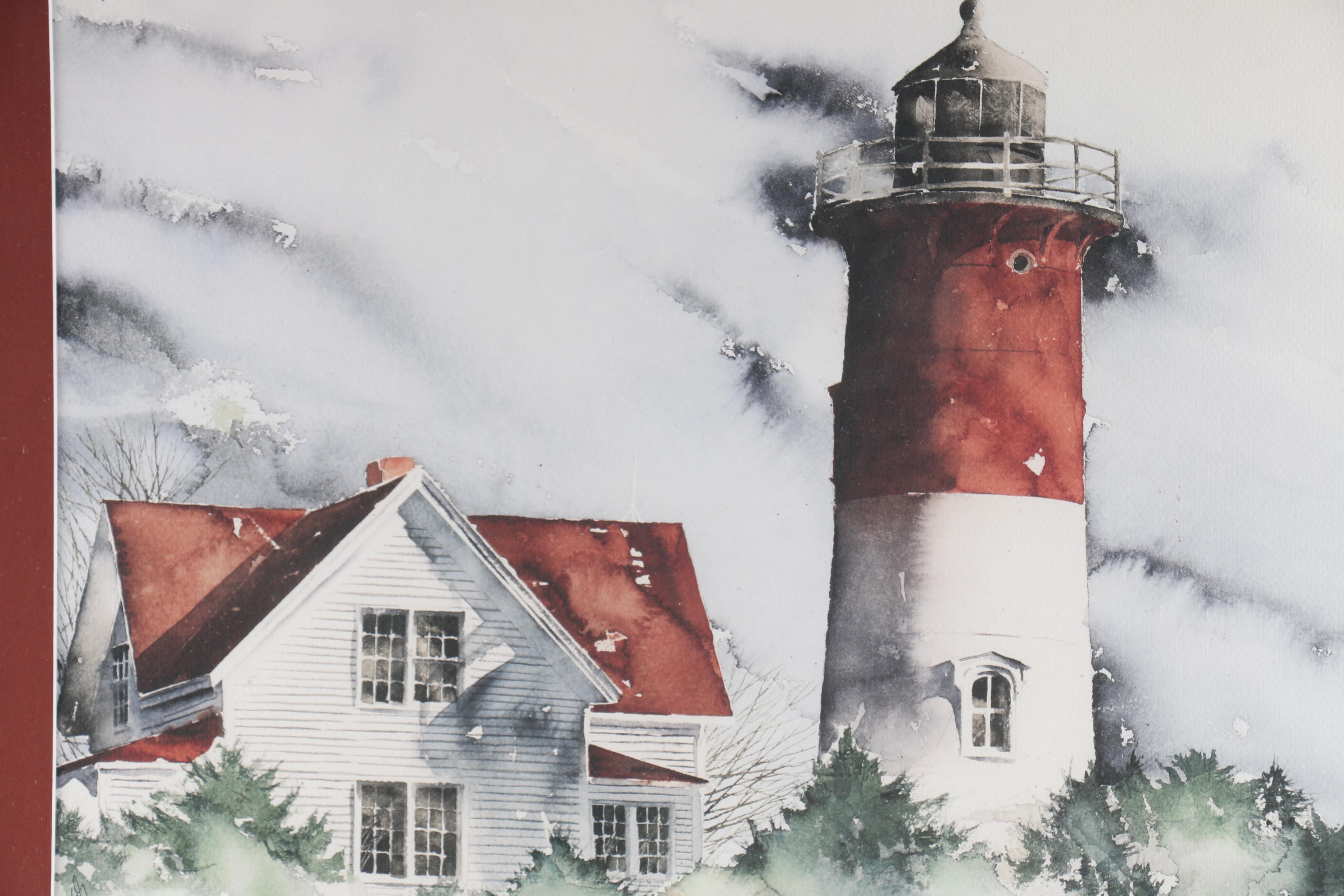 After Jim Mahanes Limited Edition Offset Lithograph "Light and Shadow"