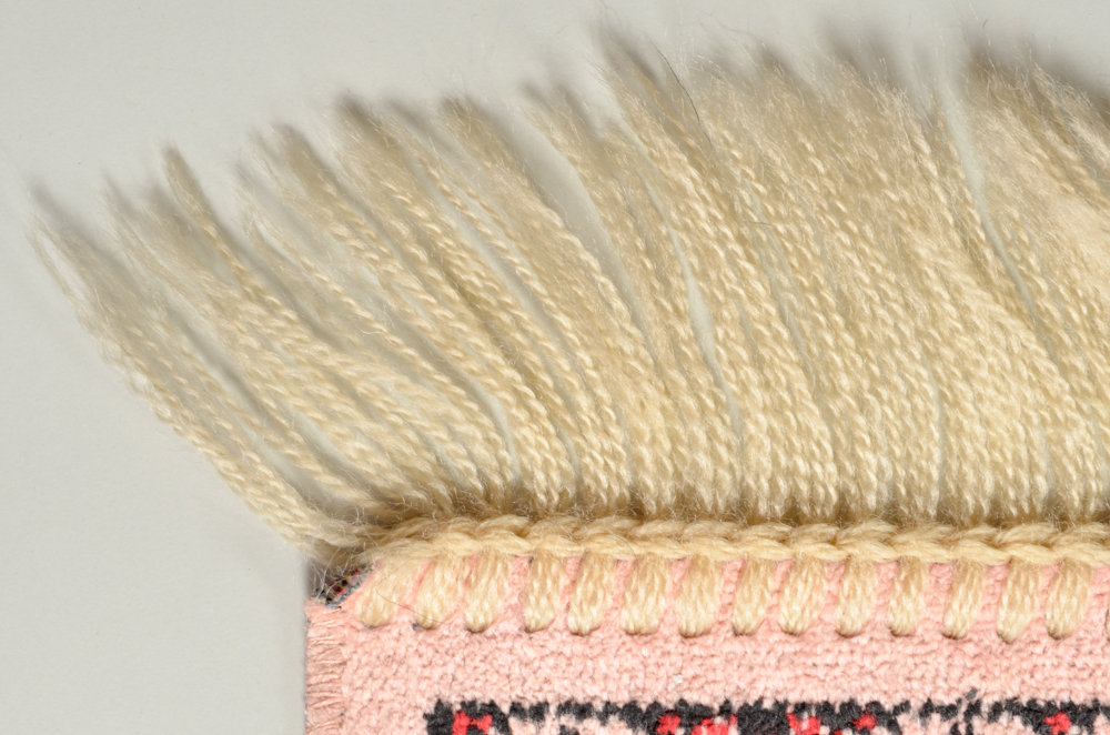 Power Loomed Art Silk Jaldar Bokhara Accent Rug