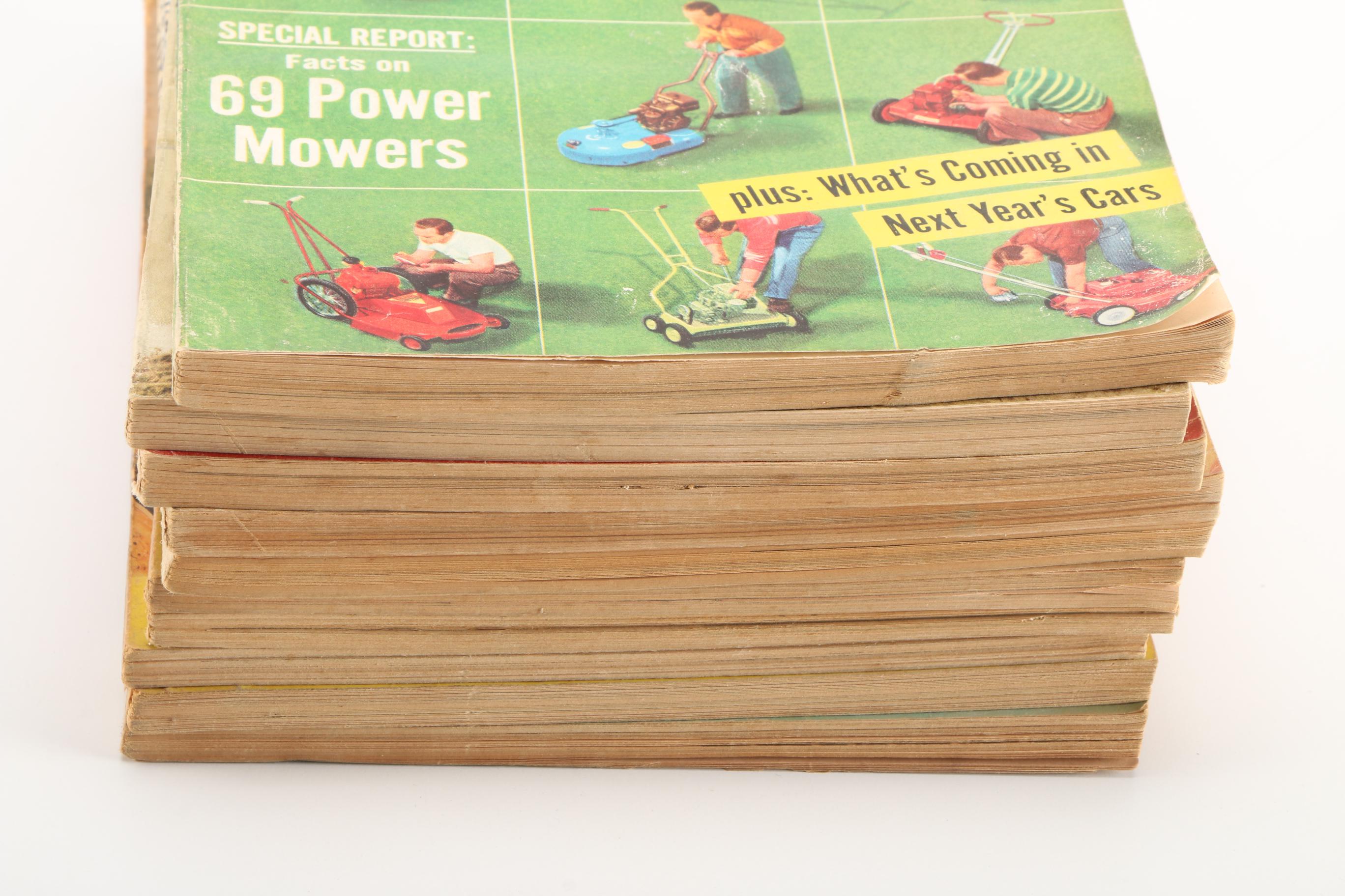 1957, 1960, and 1964 "Popular Science" Magazines