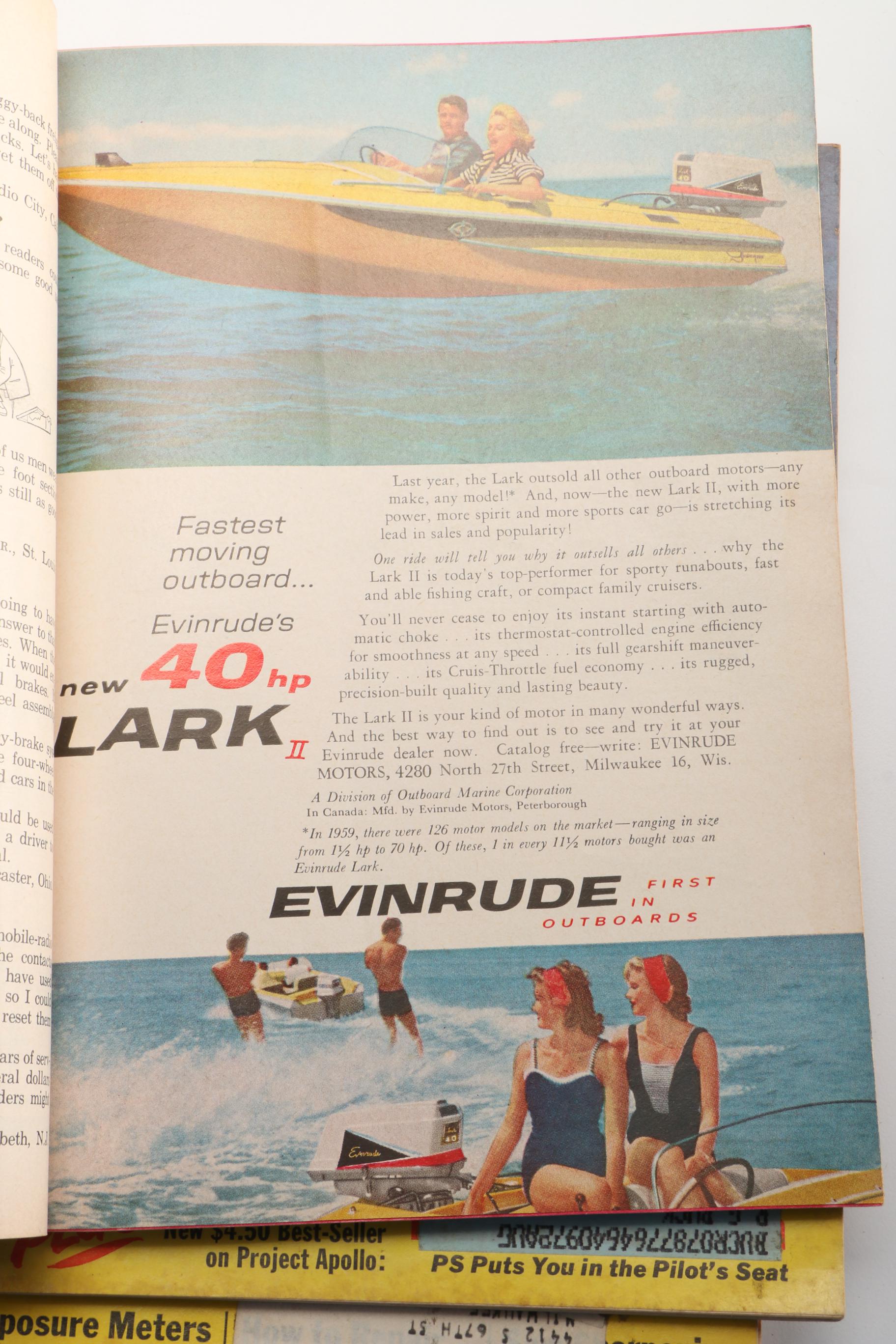 1957, 1960, and 1964 "Popular Science" Magazines