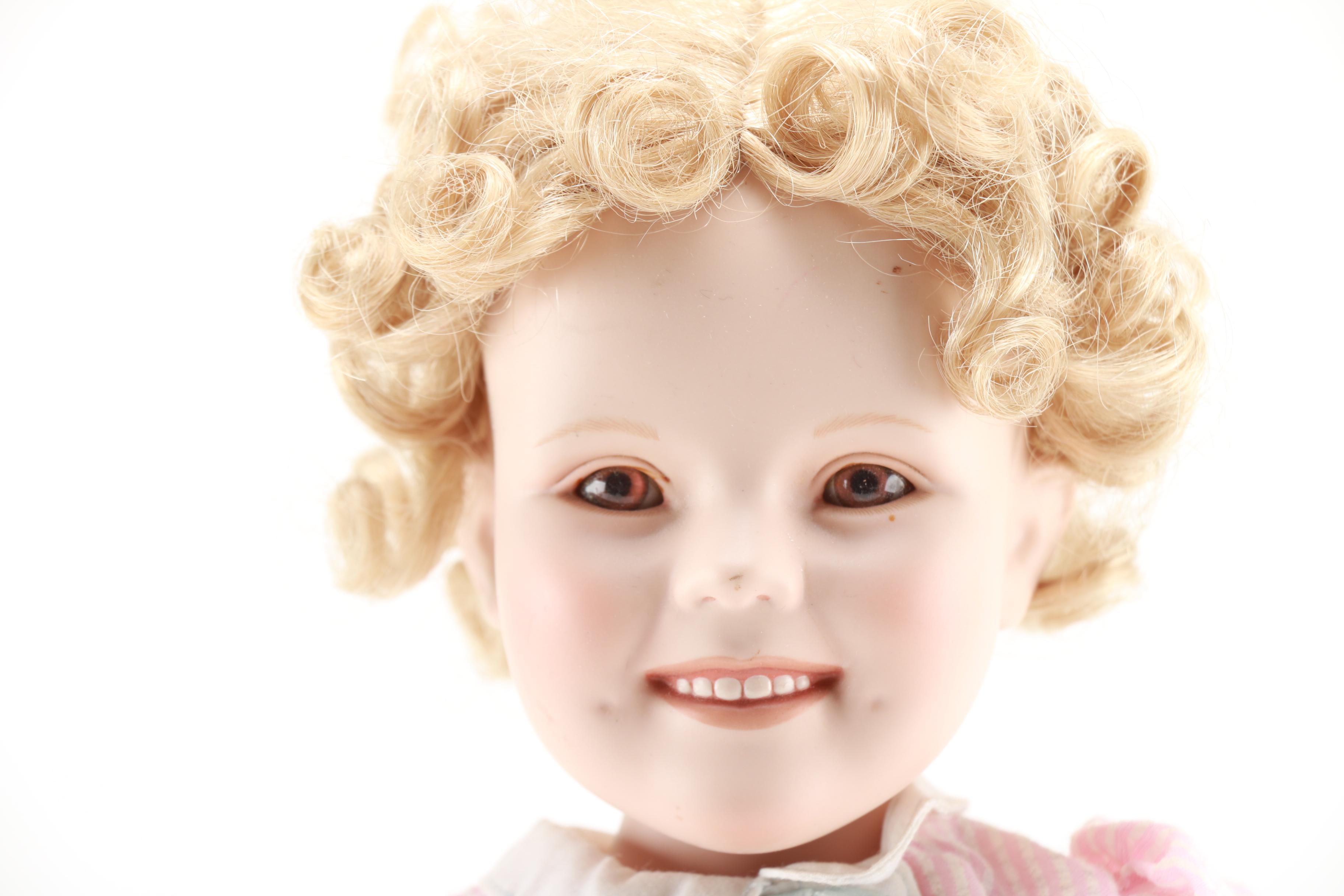 Danbury Mint Shirley Temple Porcelain Doll