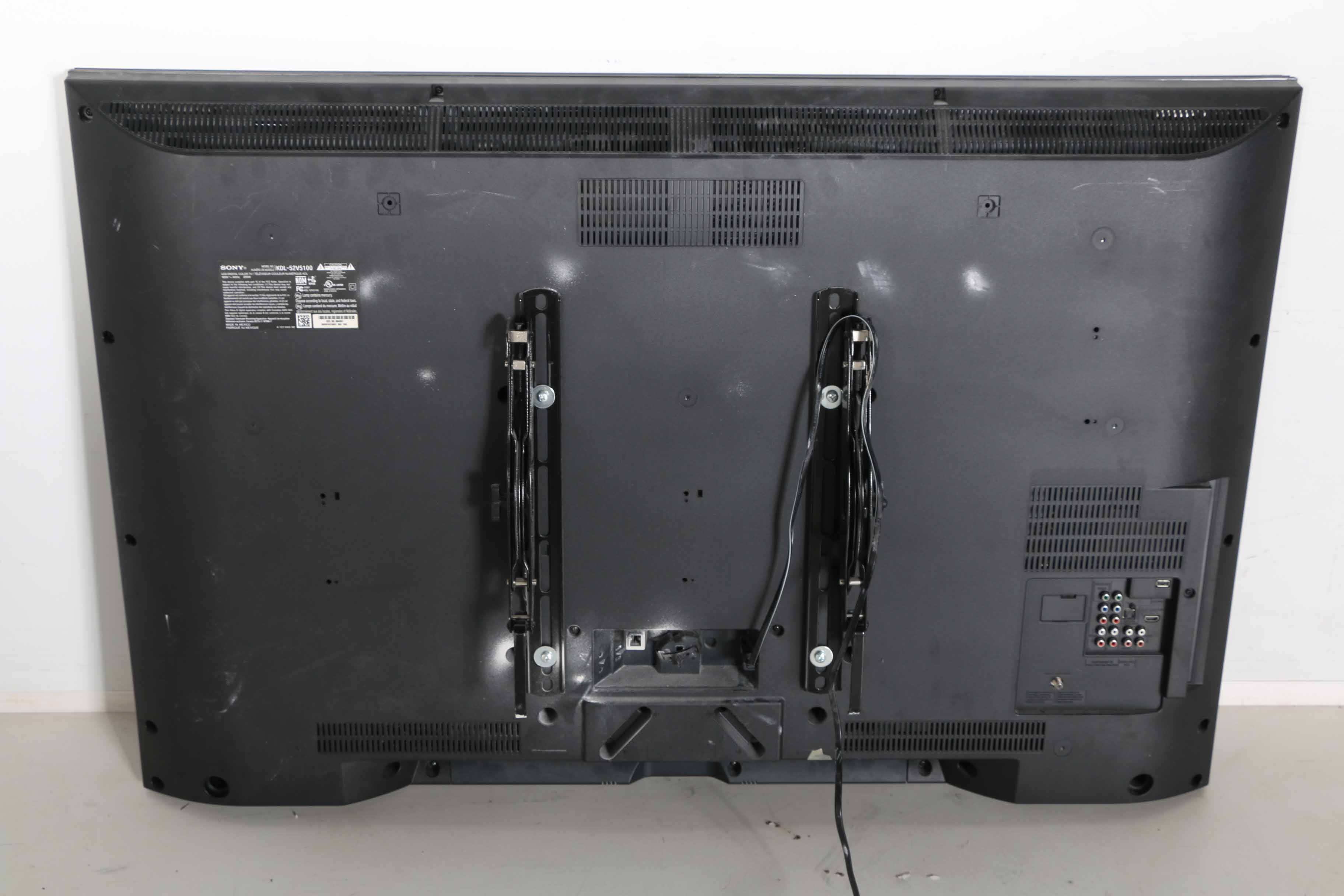 Sony Bravia 52" LCD Television With Remote Control and Wall Mount