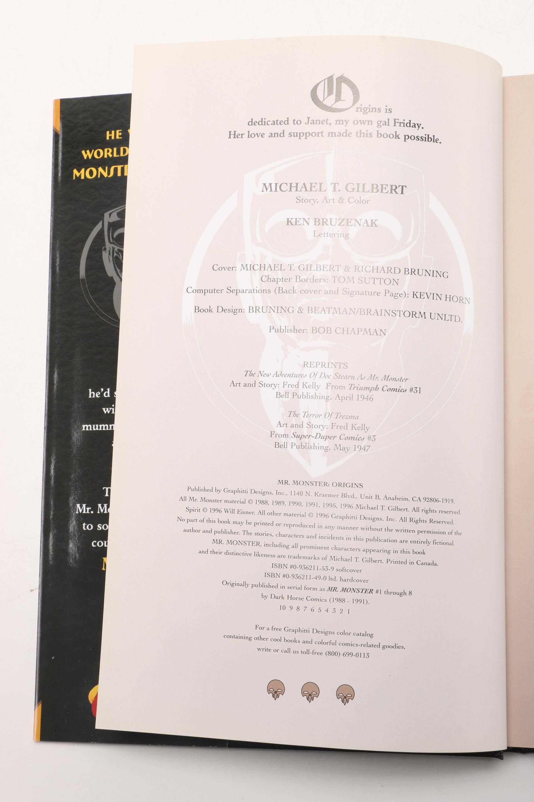 "Mr. Monster" Graphic Novels