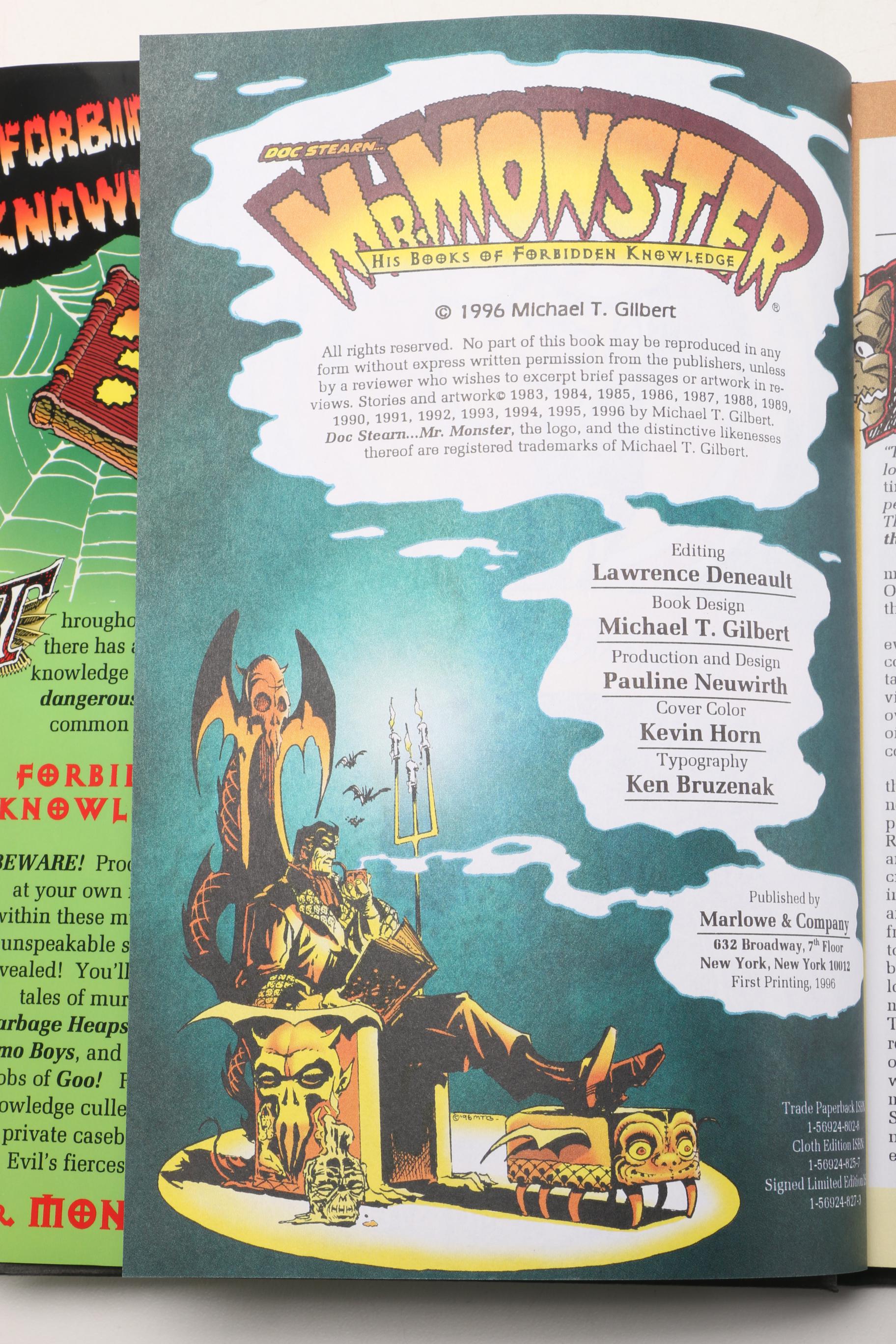 "Mr. Monster" Graphic Novels