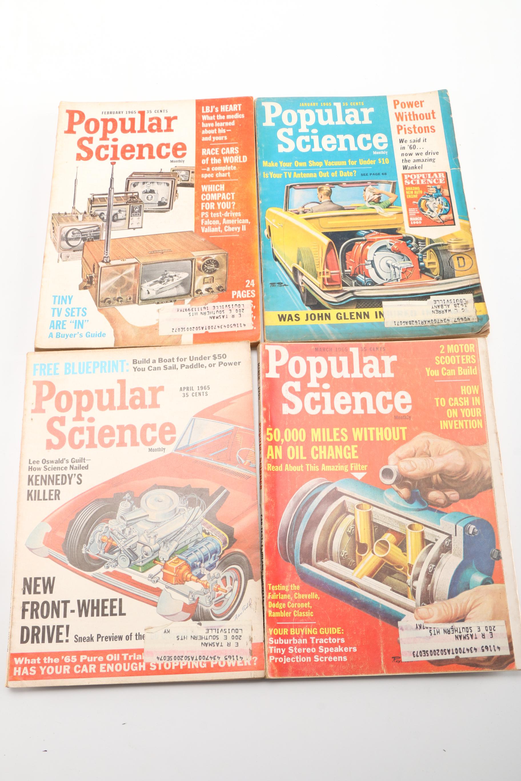 1960s "Popular Science" Magazines