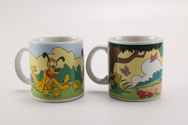 Disney Mugs, Watch and Autographed Book