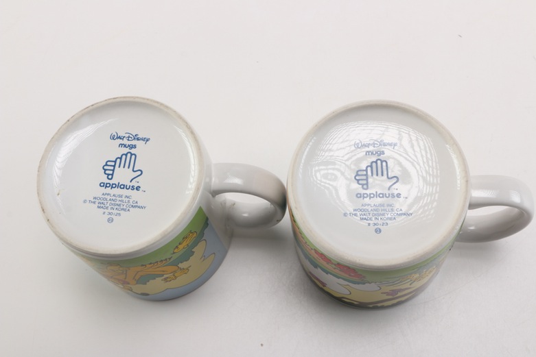 Disney Mugs, Watch and Autographed Book