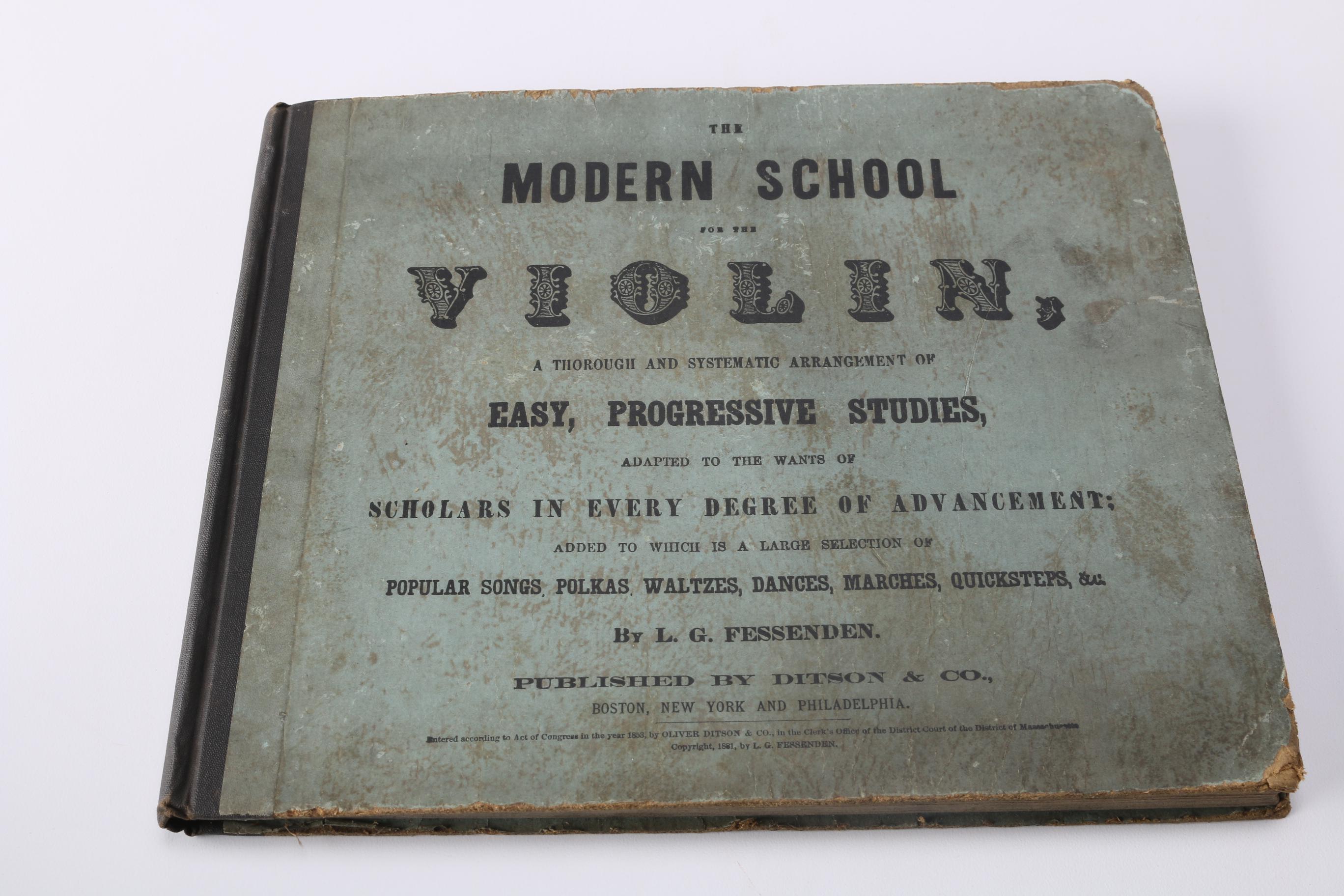 "Modern School for Violin," Other Vintage Hardcover Music Books