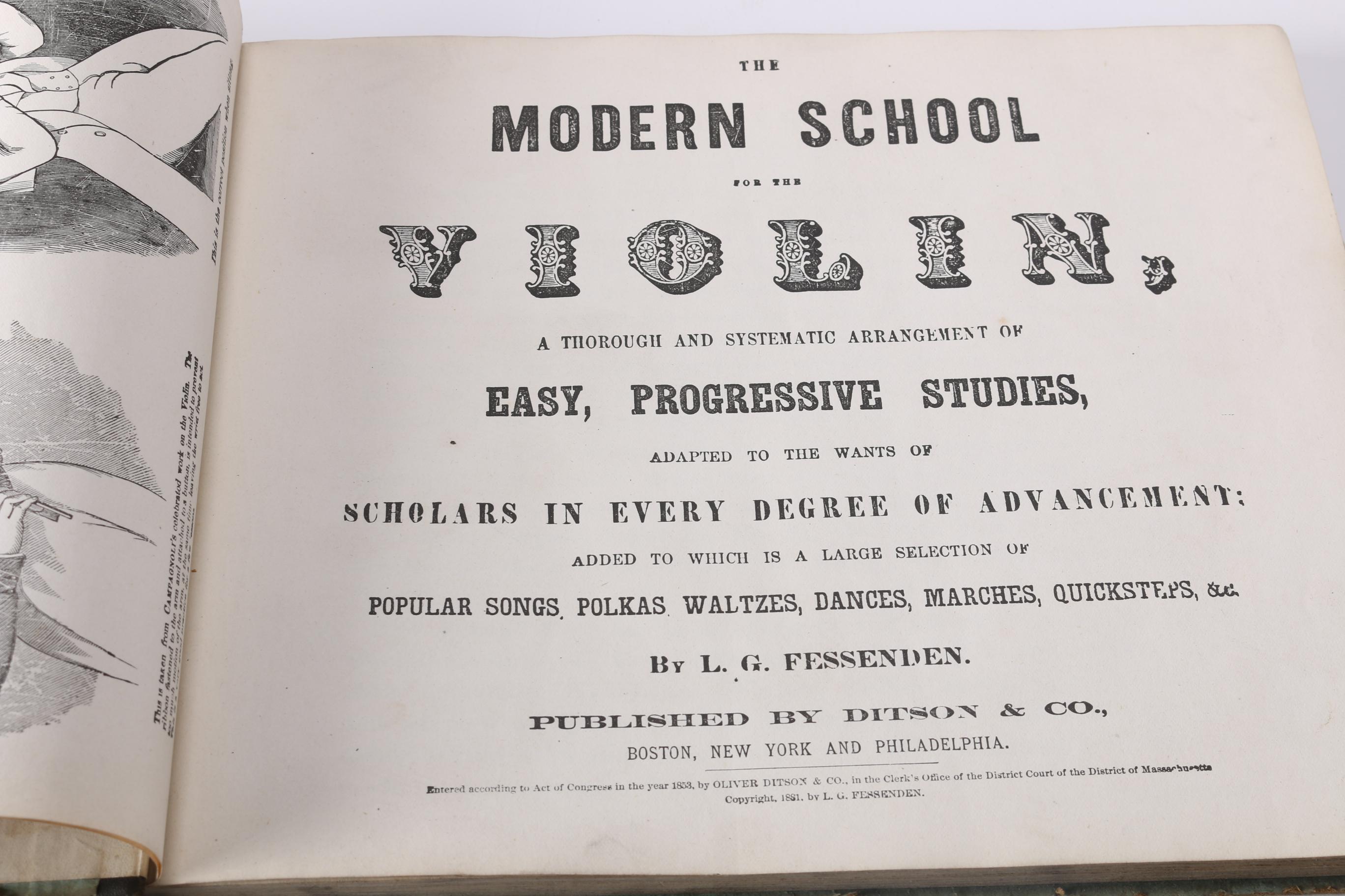"Modern School for Violin," Other Vintage Hardcover Music Books