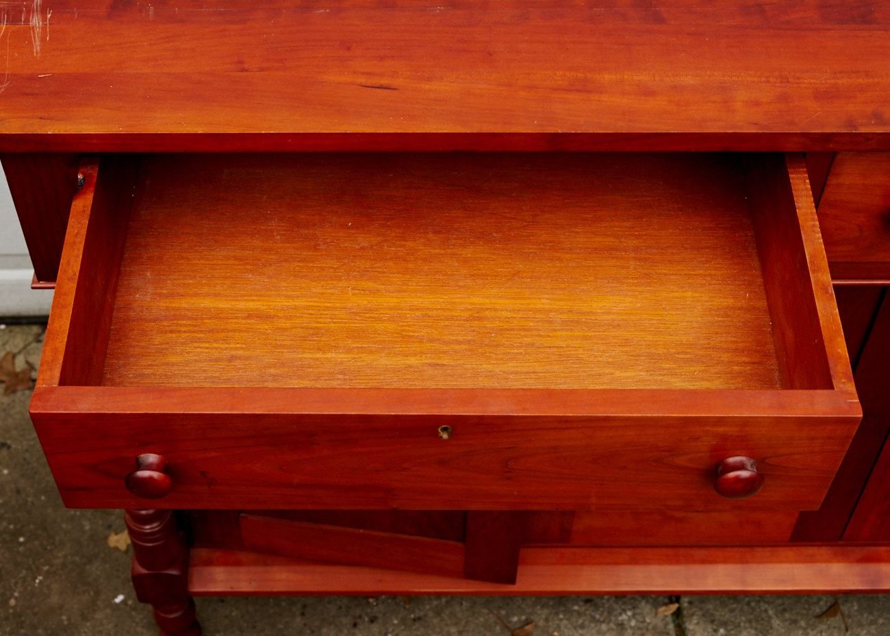 McMahan Furniture Co. Vintage Cherry Hutch