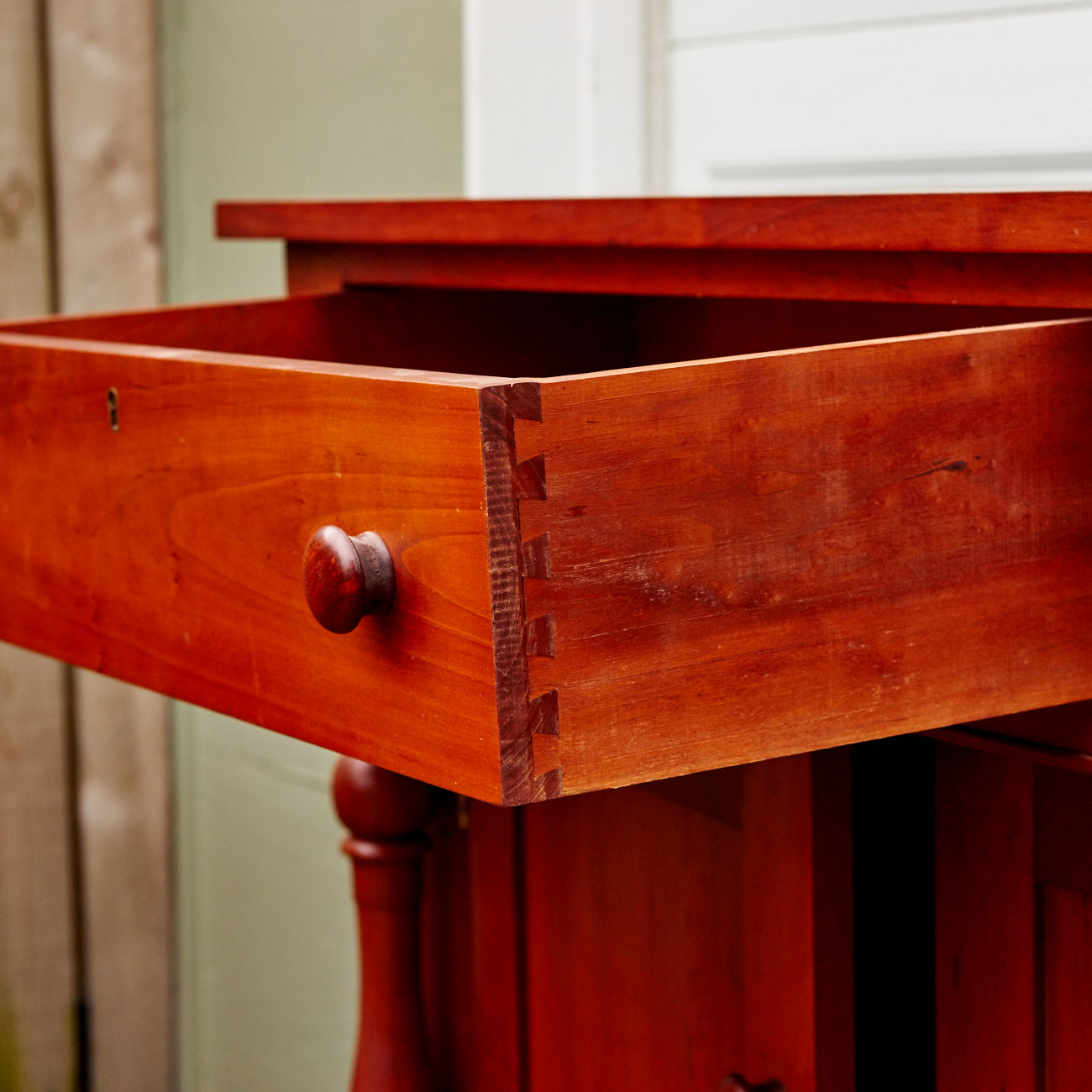 McMahan Furniture Co. Vintage Cherry Hutch