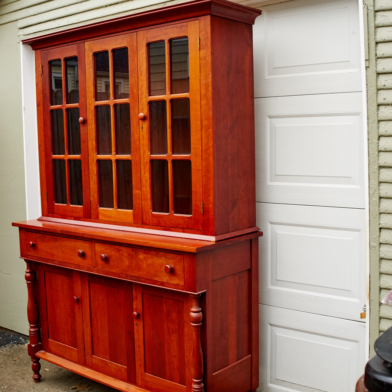 McMahan Furniture Co. Vintage Cherry Hutch