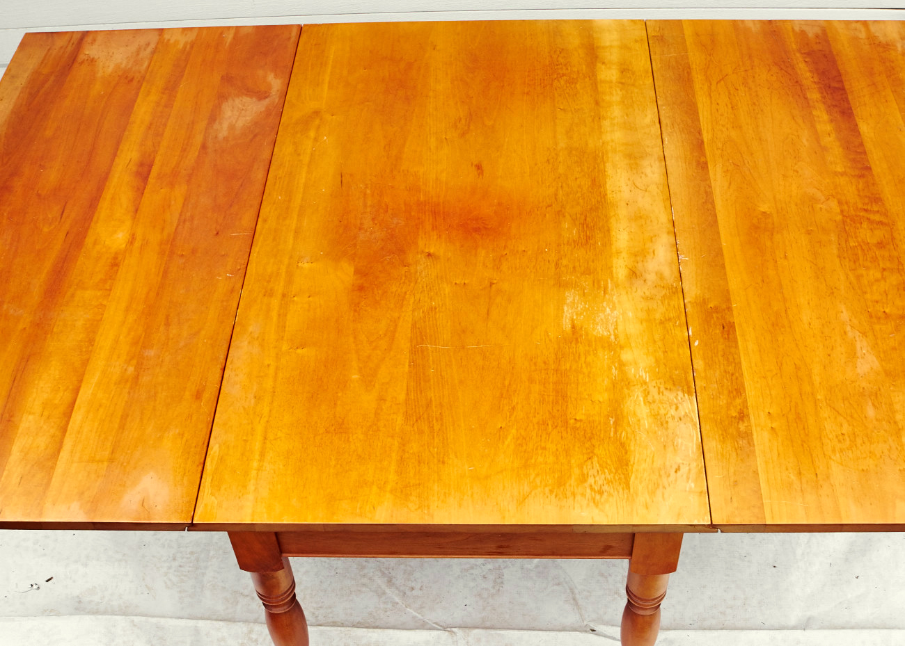 McMahan Furniture Vintage Drop Leaf Cherry Table