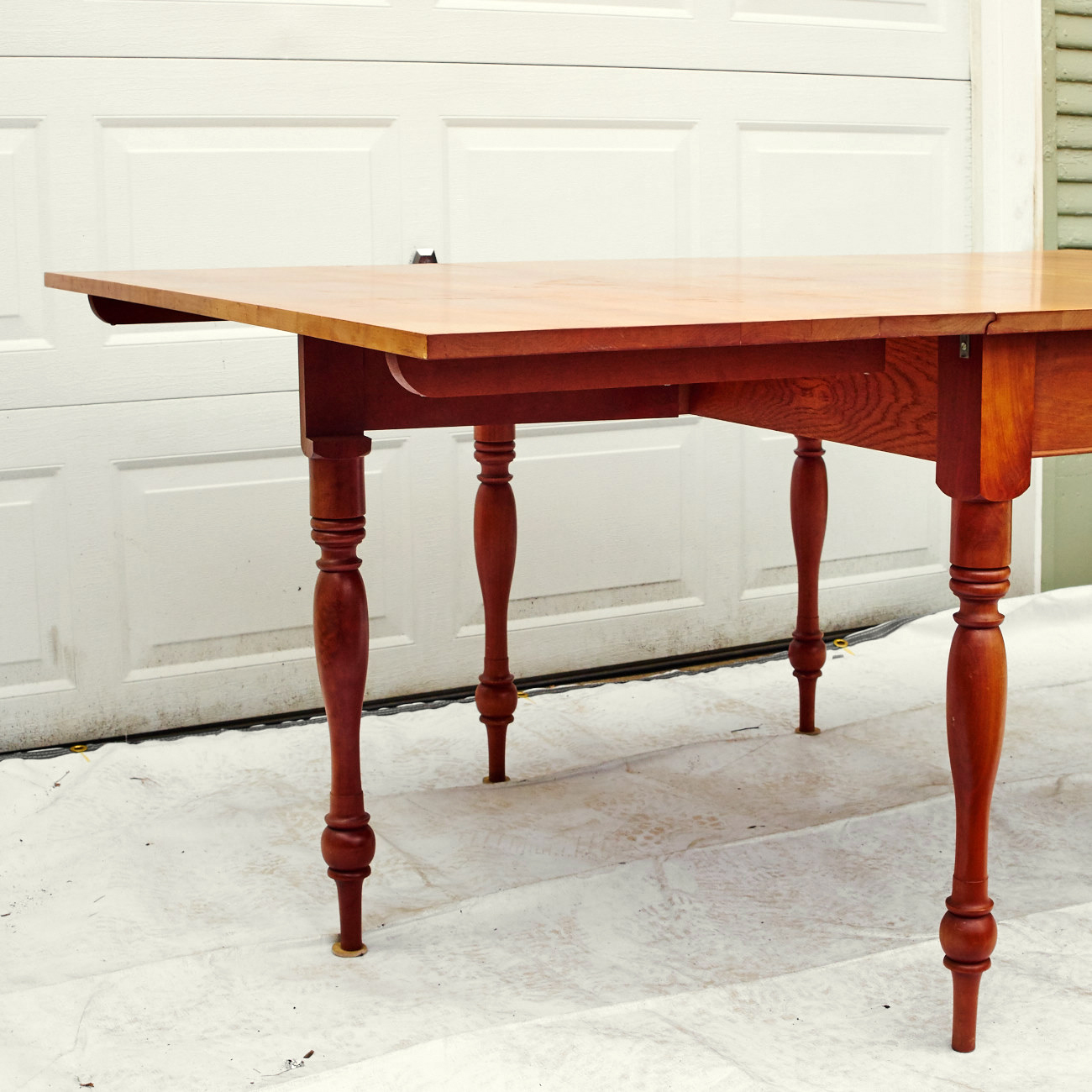 McMahan Furniture Vintage Drop Leaf Cherry Table