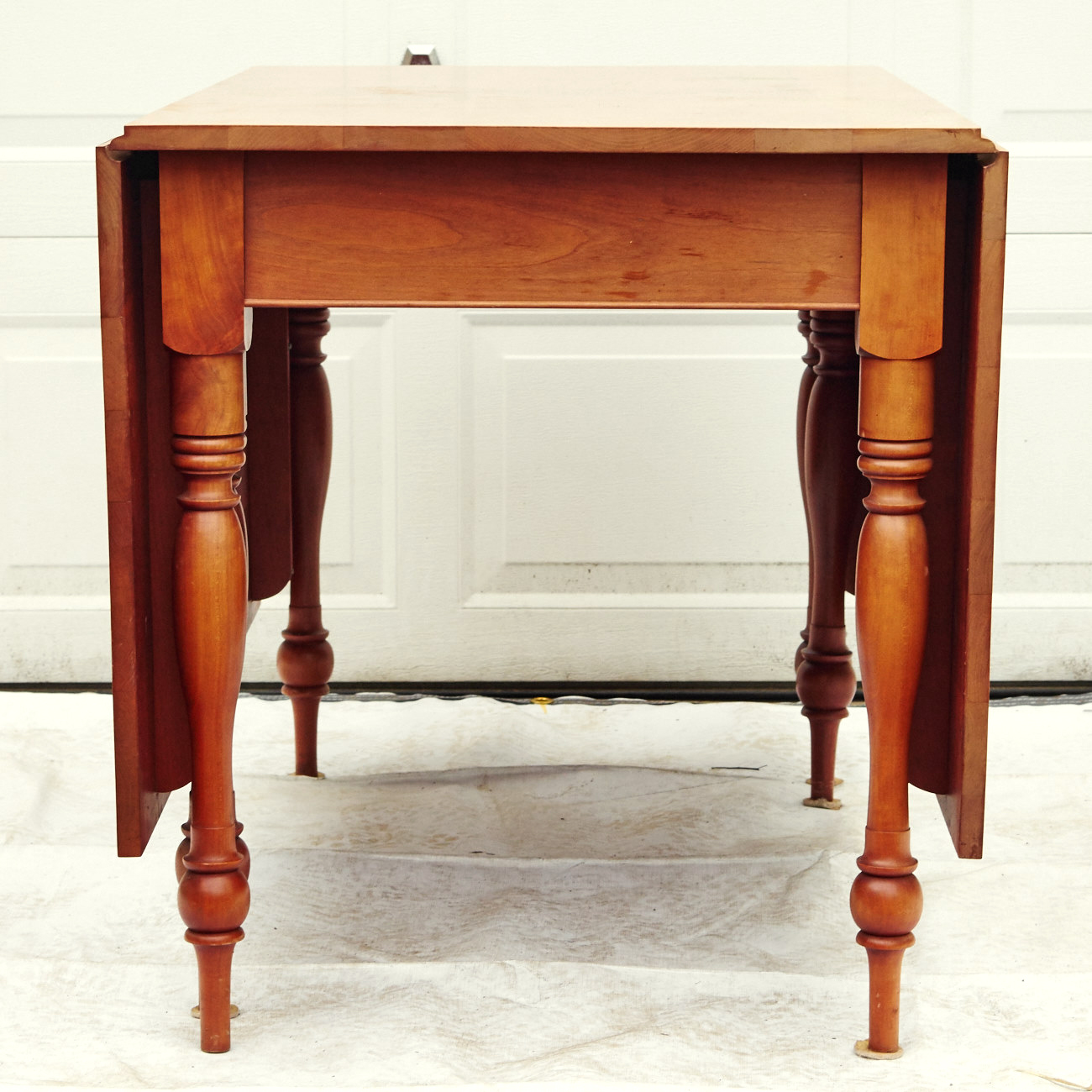 McMahan Furniture Vintage Drop Leaf Cherry Table