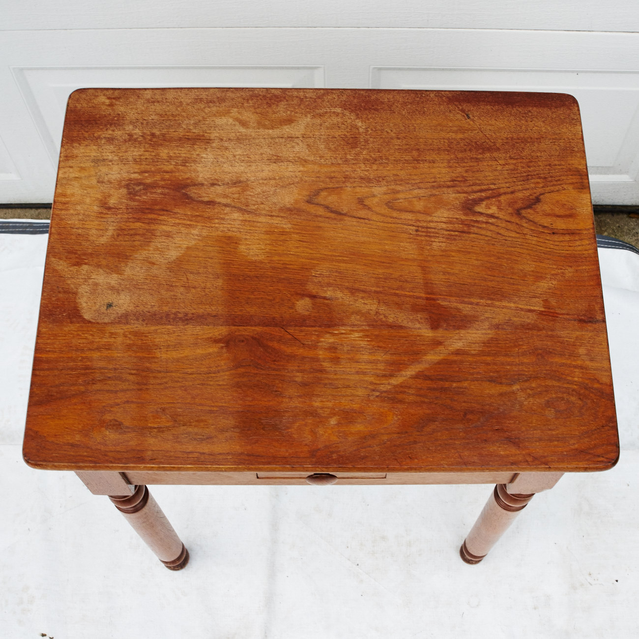 Sheraton Style Walnut Side Table