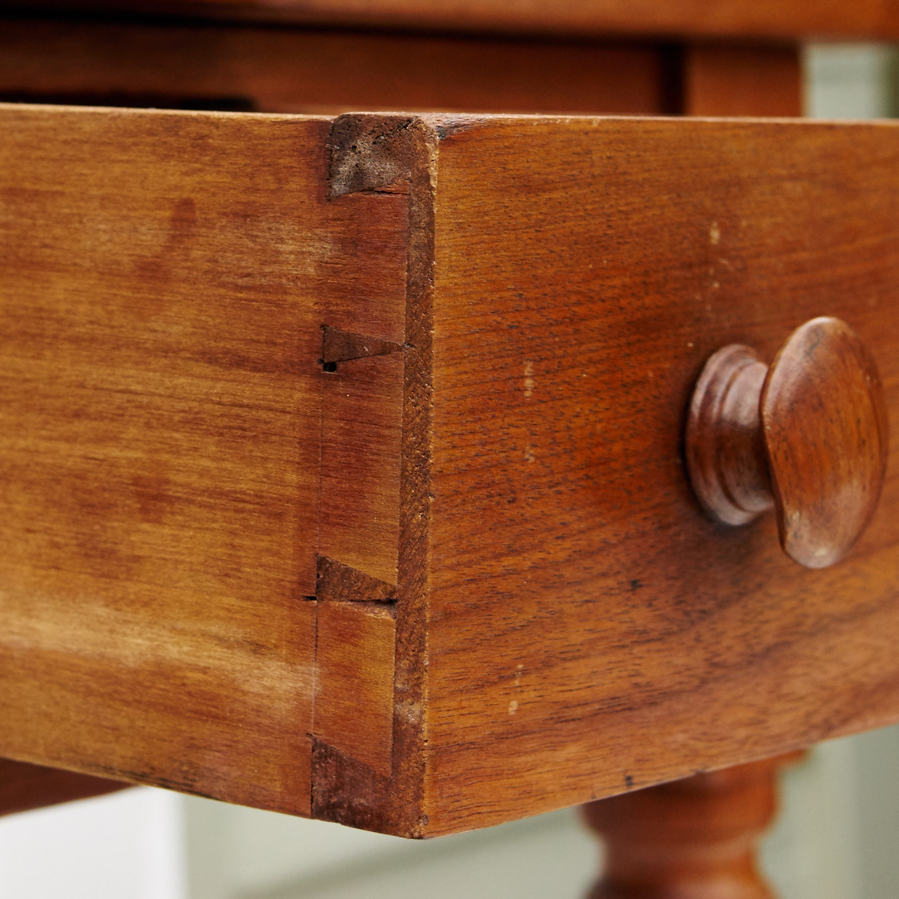 Sheraton Style Walnut Side Table