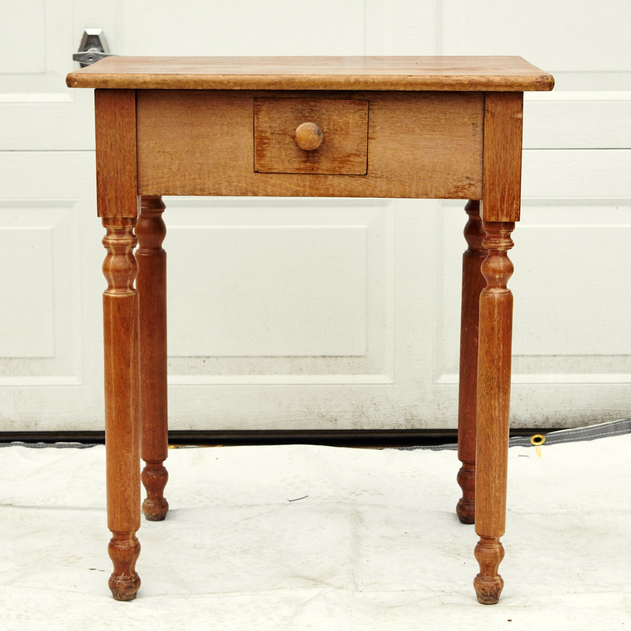 Sheraton Style Walnut Side Table
