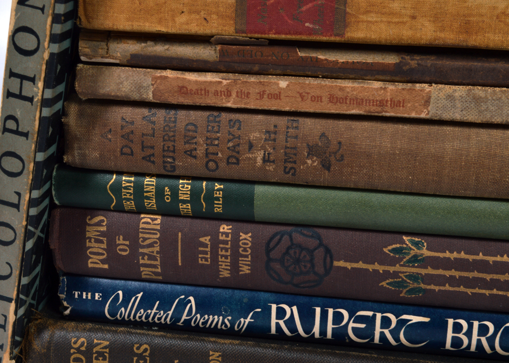 Ten Poetry Books with Stevenson's "Child's Garden of Verse"