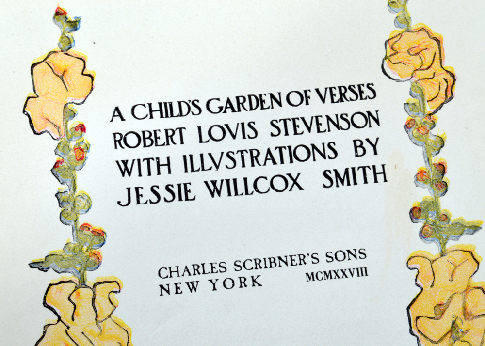 Ten Poetry Books with Stevenson's "Child's Garden of Verse"