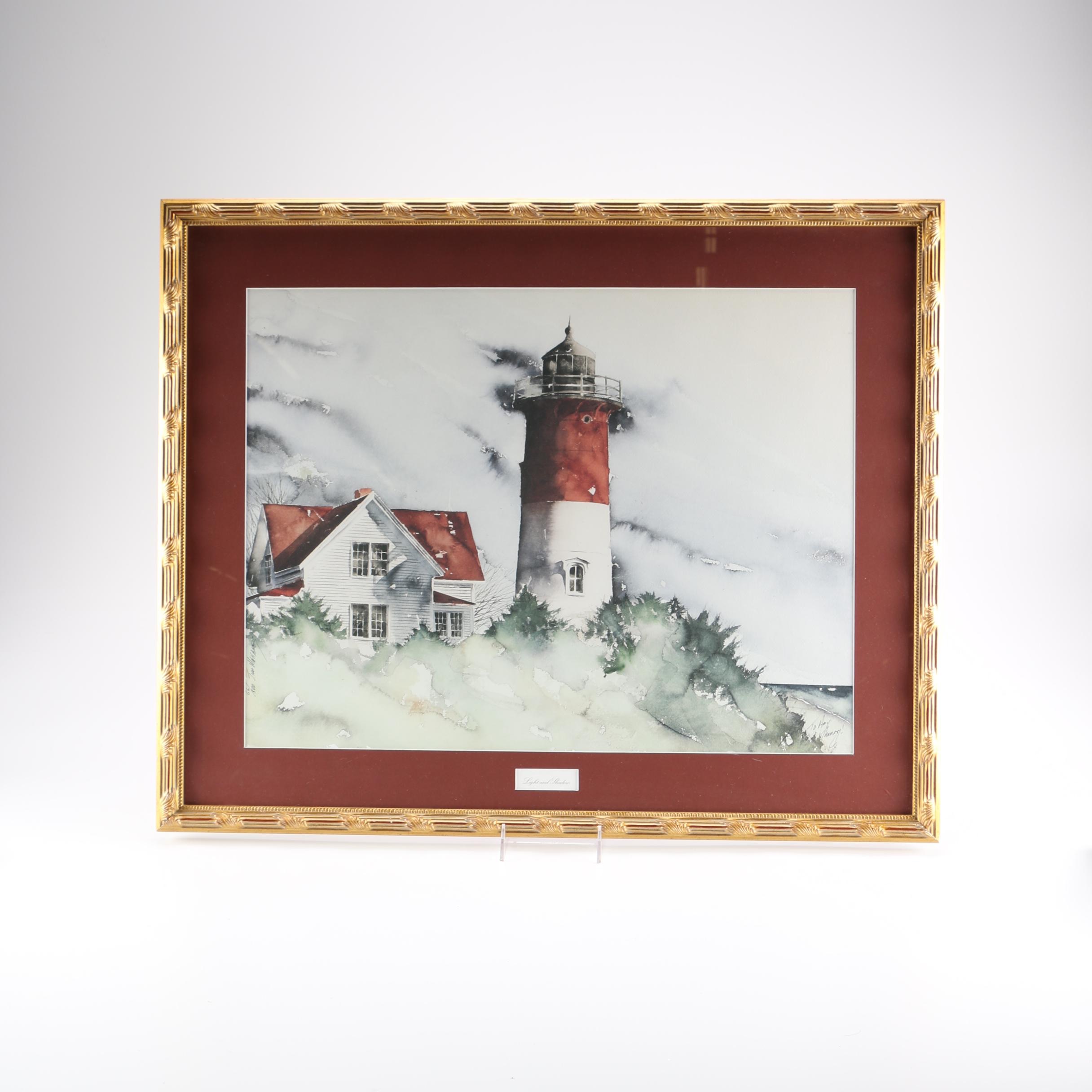 After Jim Mahanes Limited Edition Offset Lithograph "Light and Shadow"