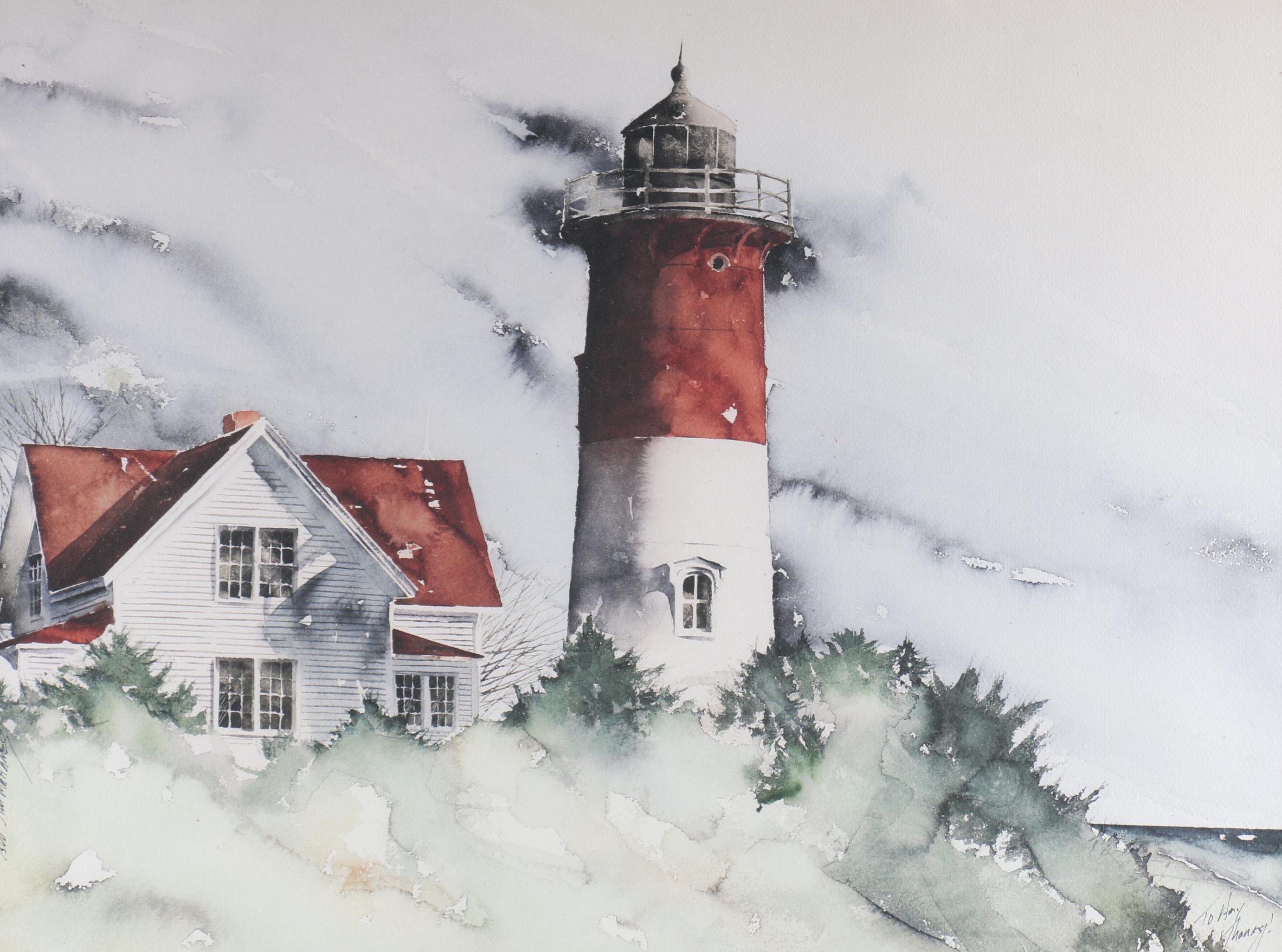 After Jim Mahanes Limited Edition Offset Lithograph "Light and Shadow"