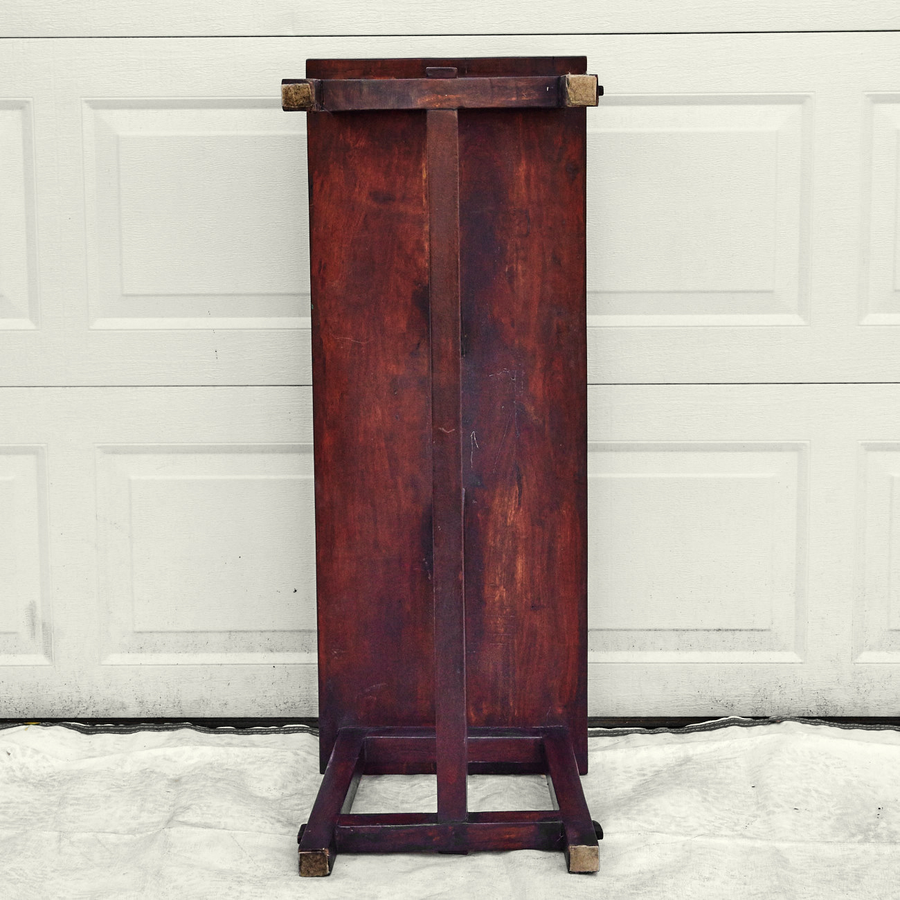 Mission Style Trestle Bench