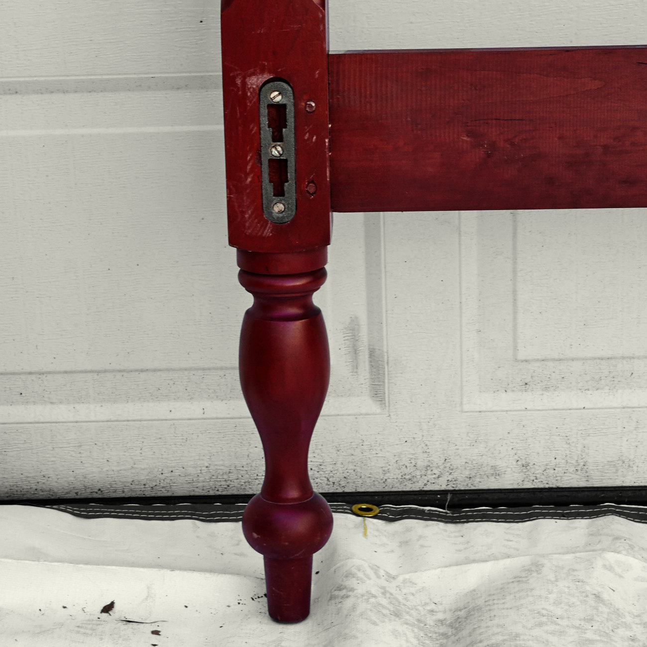 McMahan Furniture Co. Vintage Cherry Queen Bed Frame