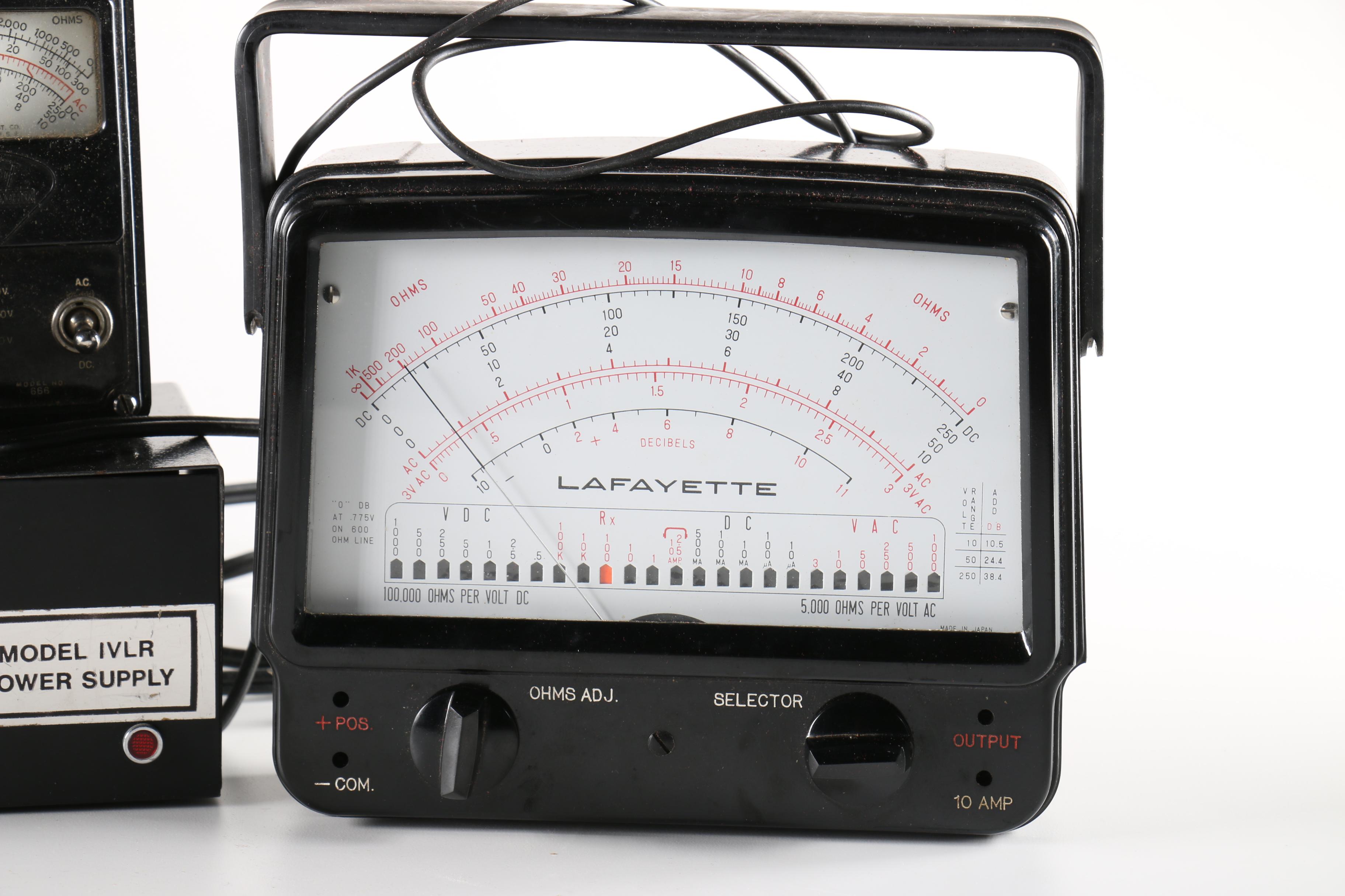 Vintage Electronic Capacity Meters