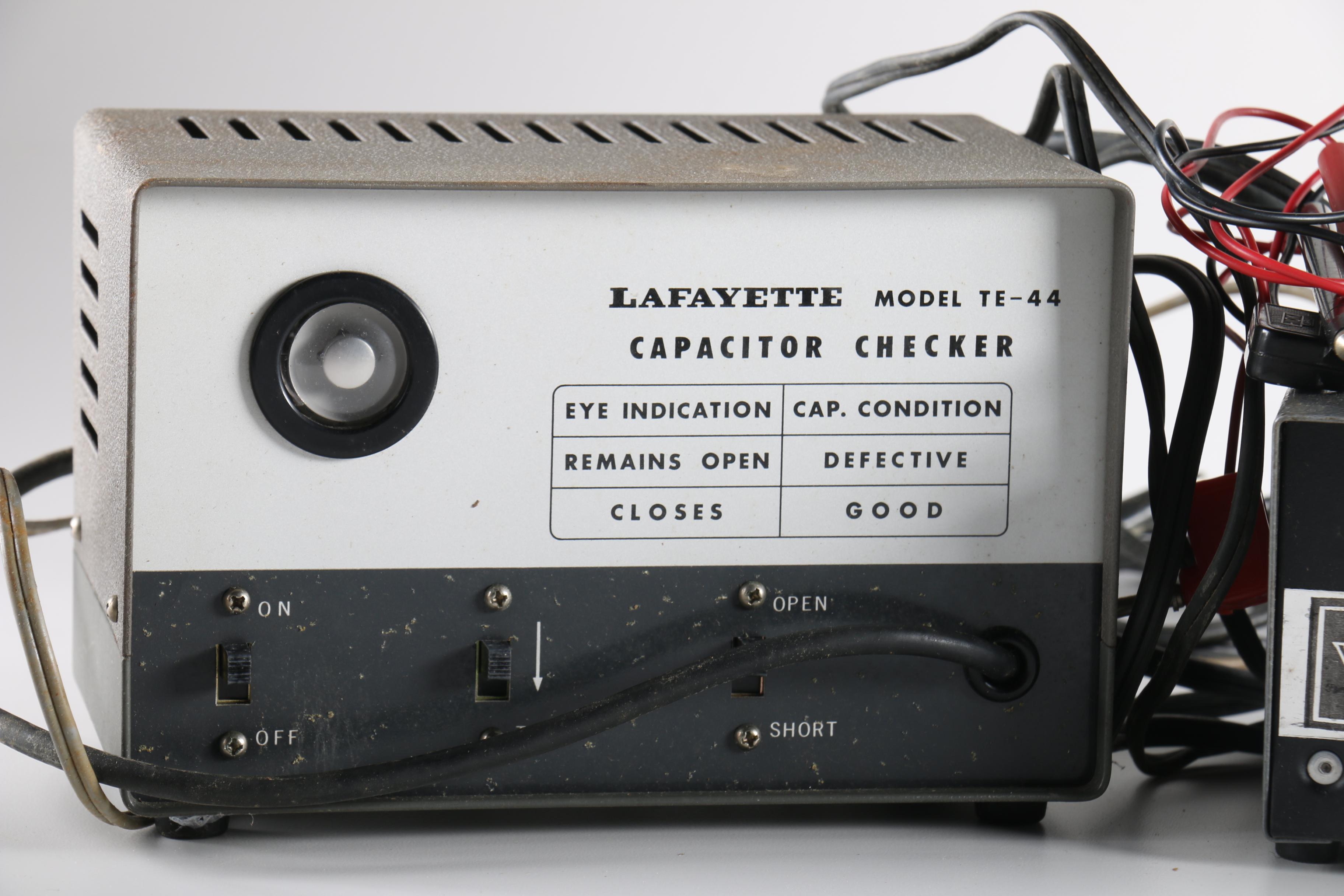 Vintage Electronic Capacity Meters