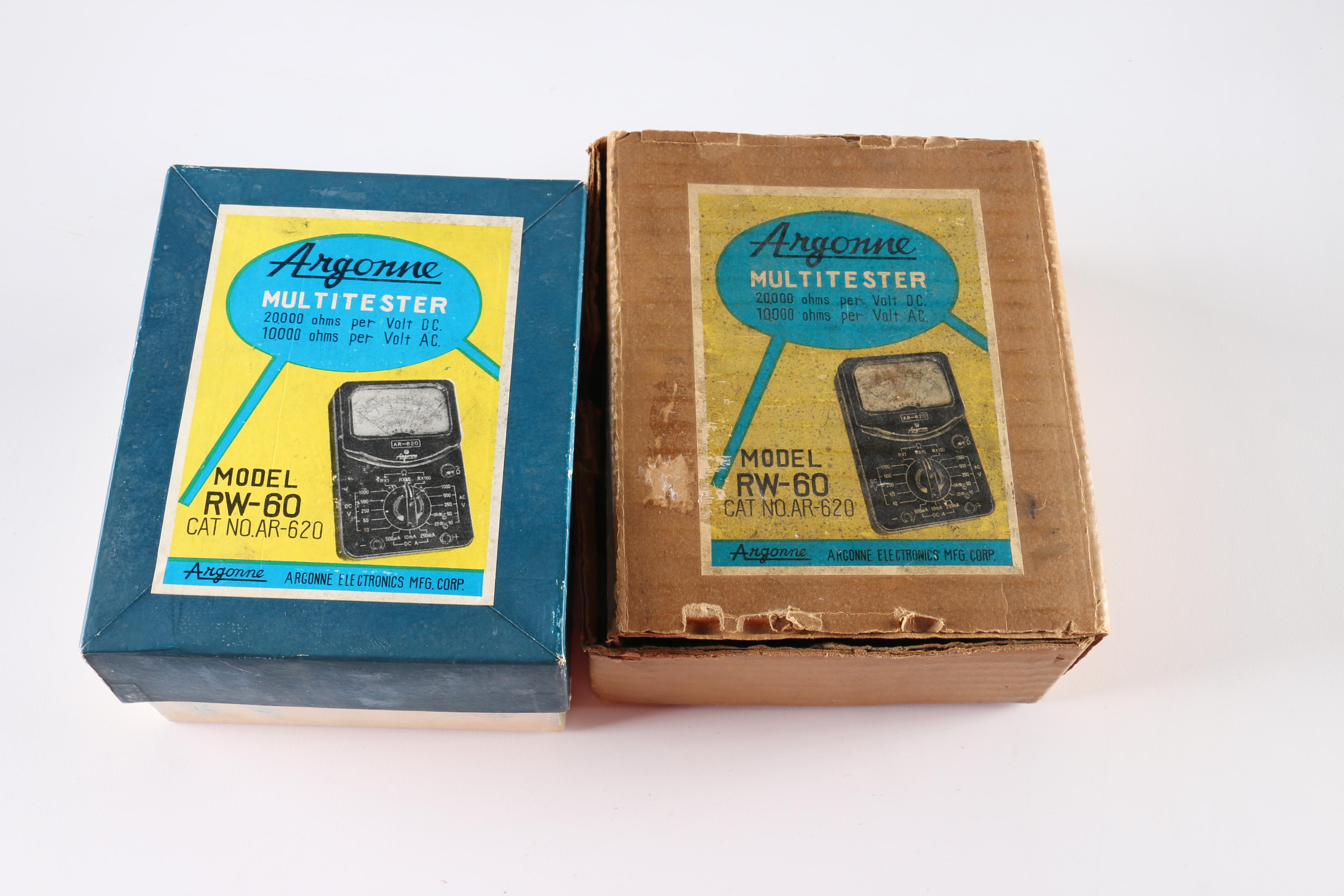 Vintage Electronic Capacity Meters