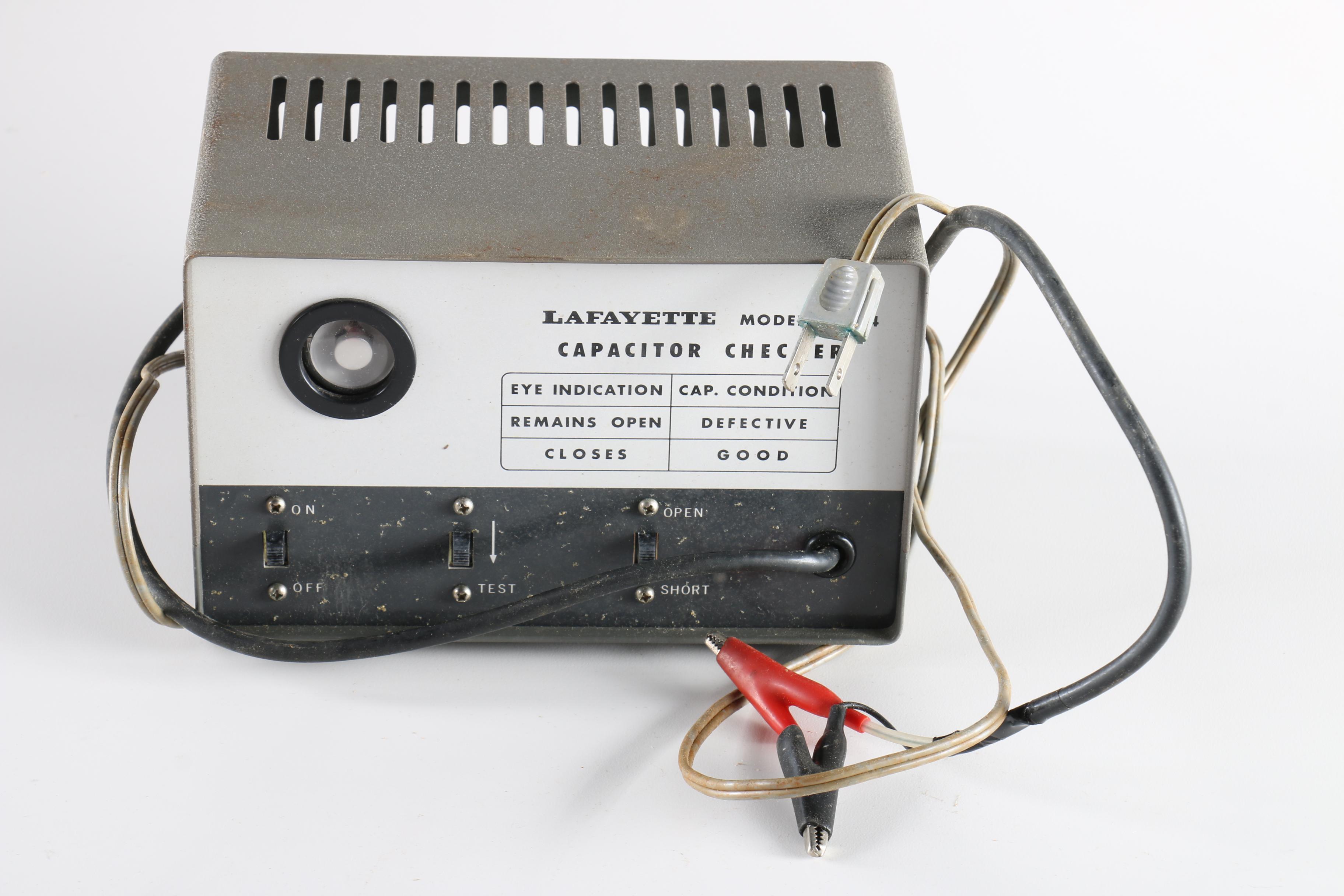 Vintage Electronic Capacity Meters