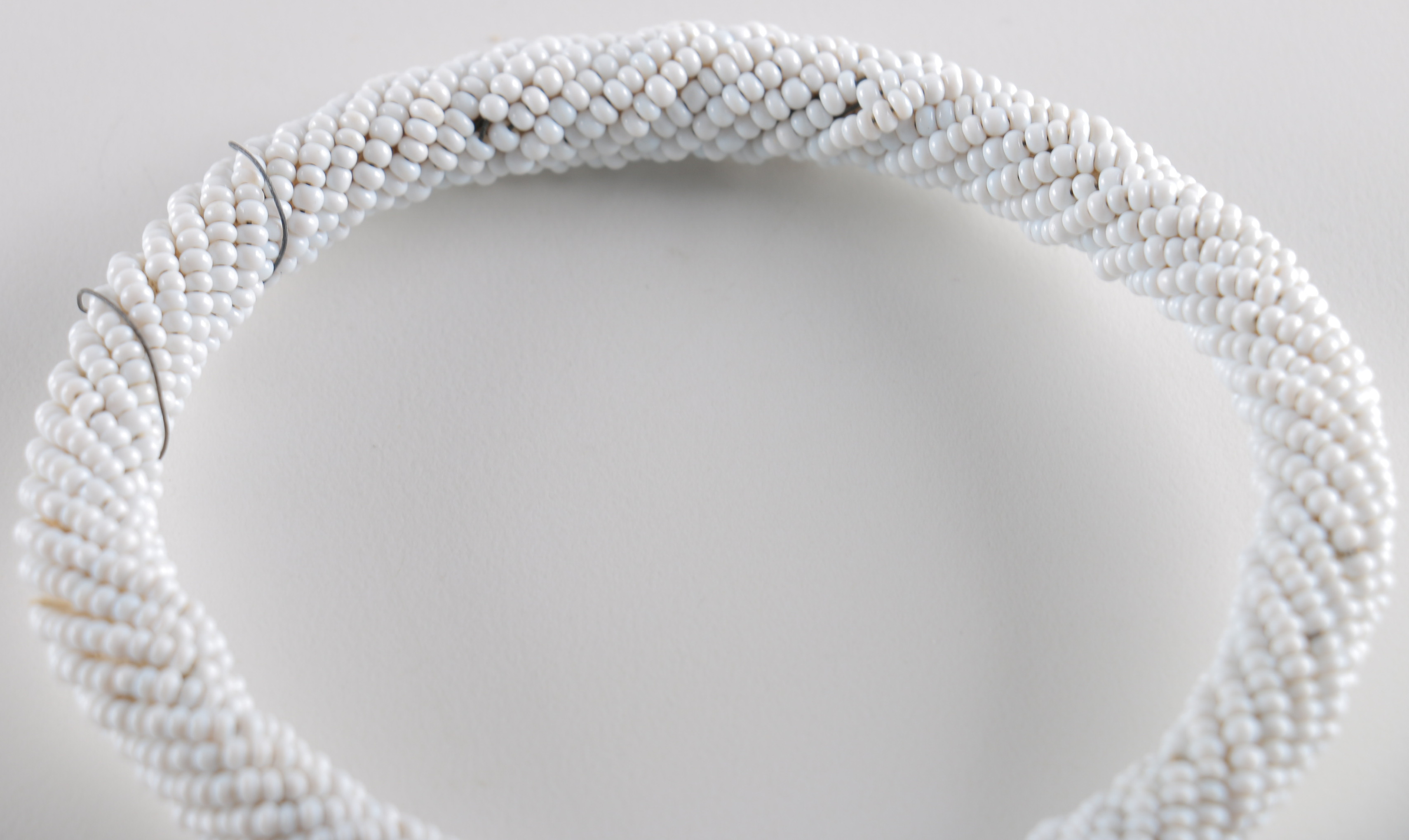 White Beaded Bracelet