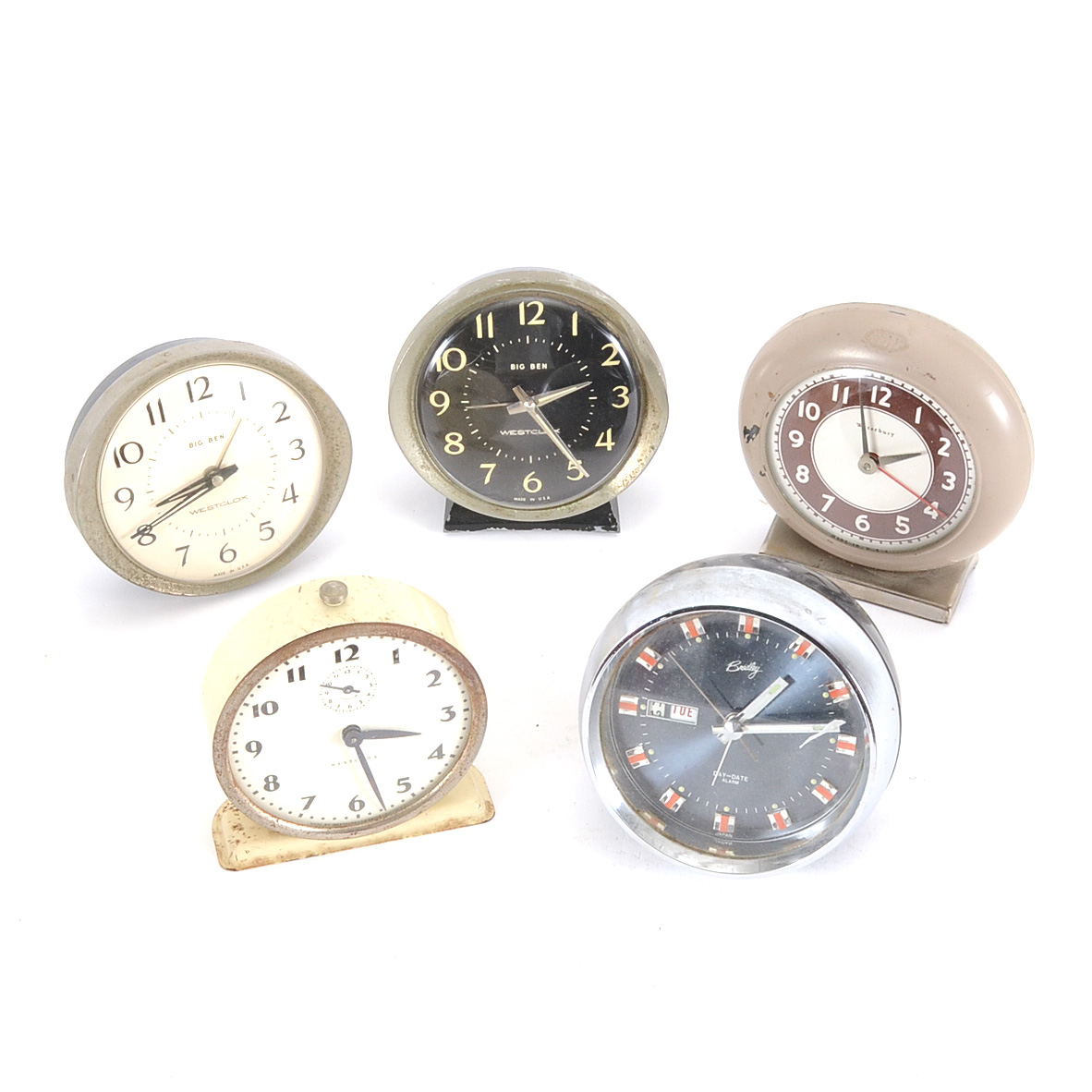 Vintage Wind-Up Alarm Clocks