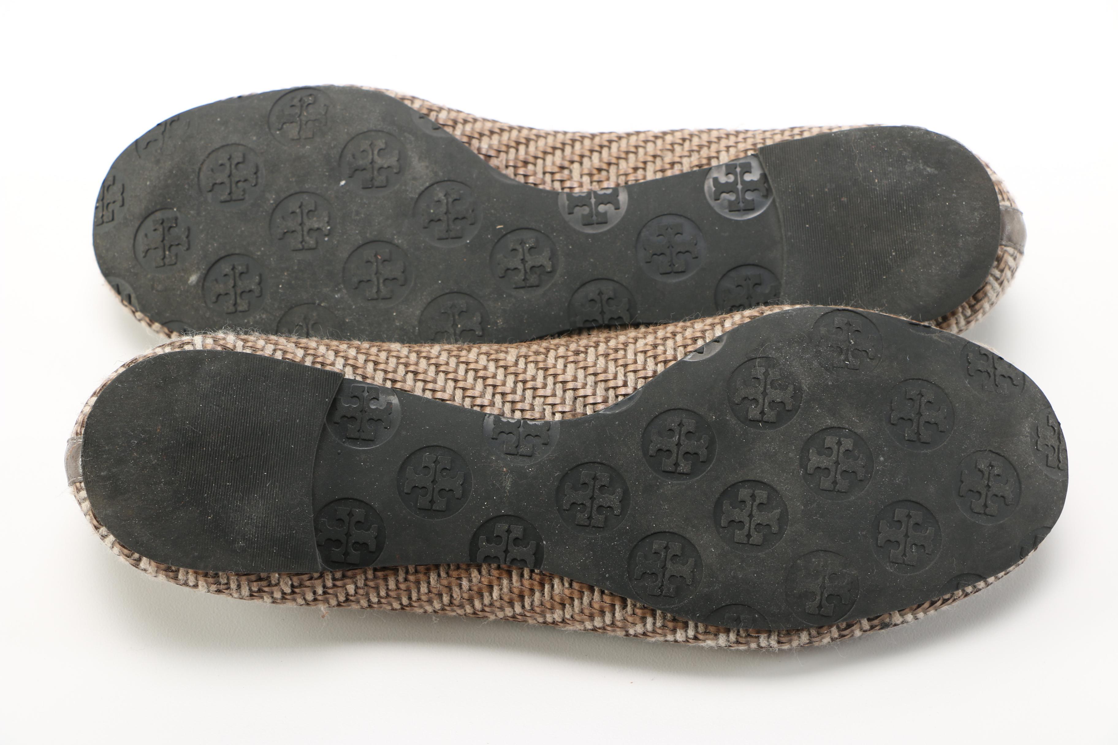 Tory Burch Reva Capra Leather Flats