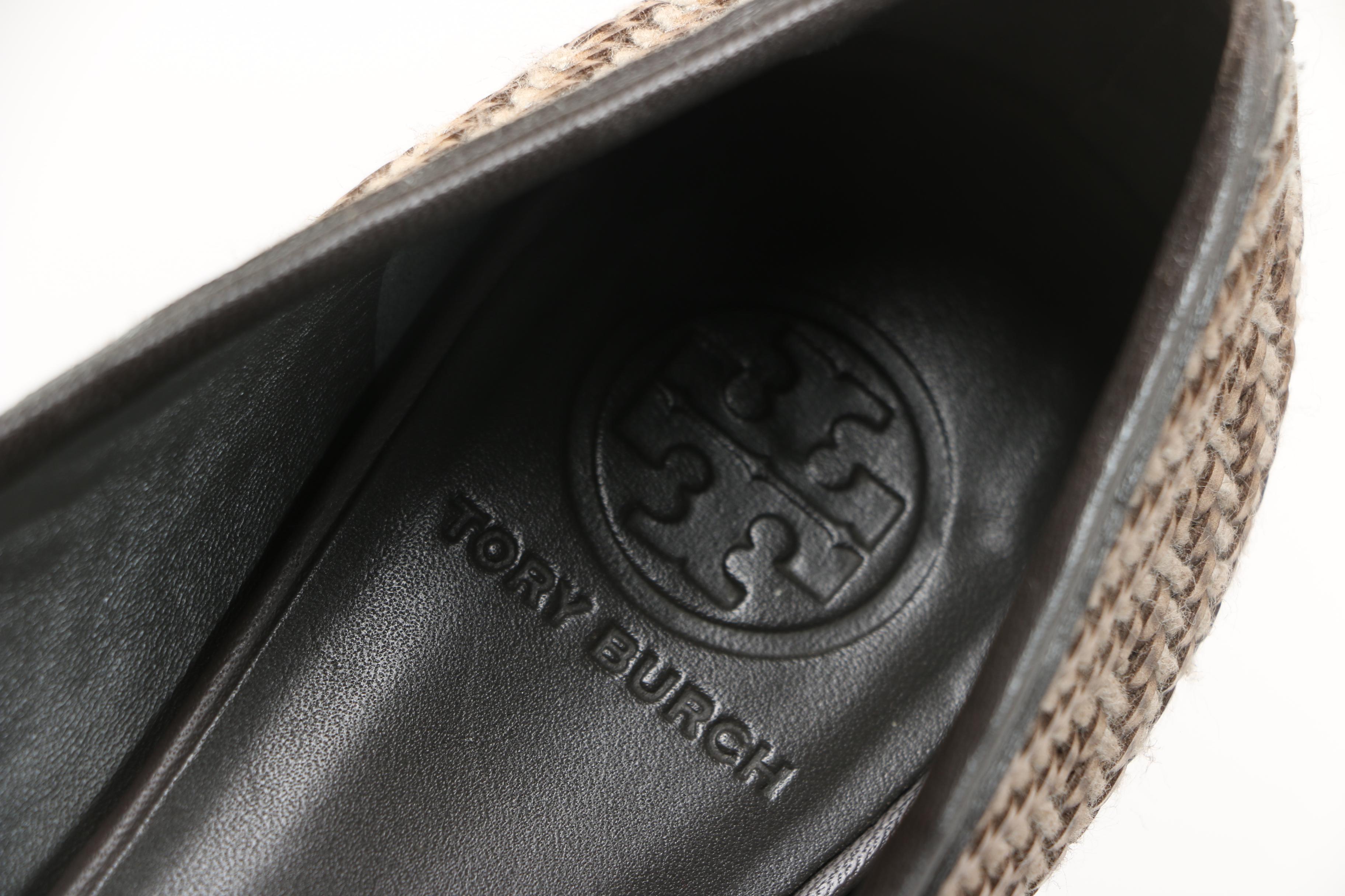 Tory Burch Reva Capra Leather Flats