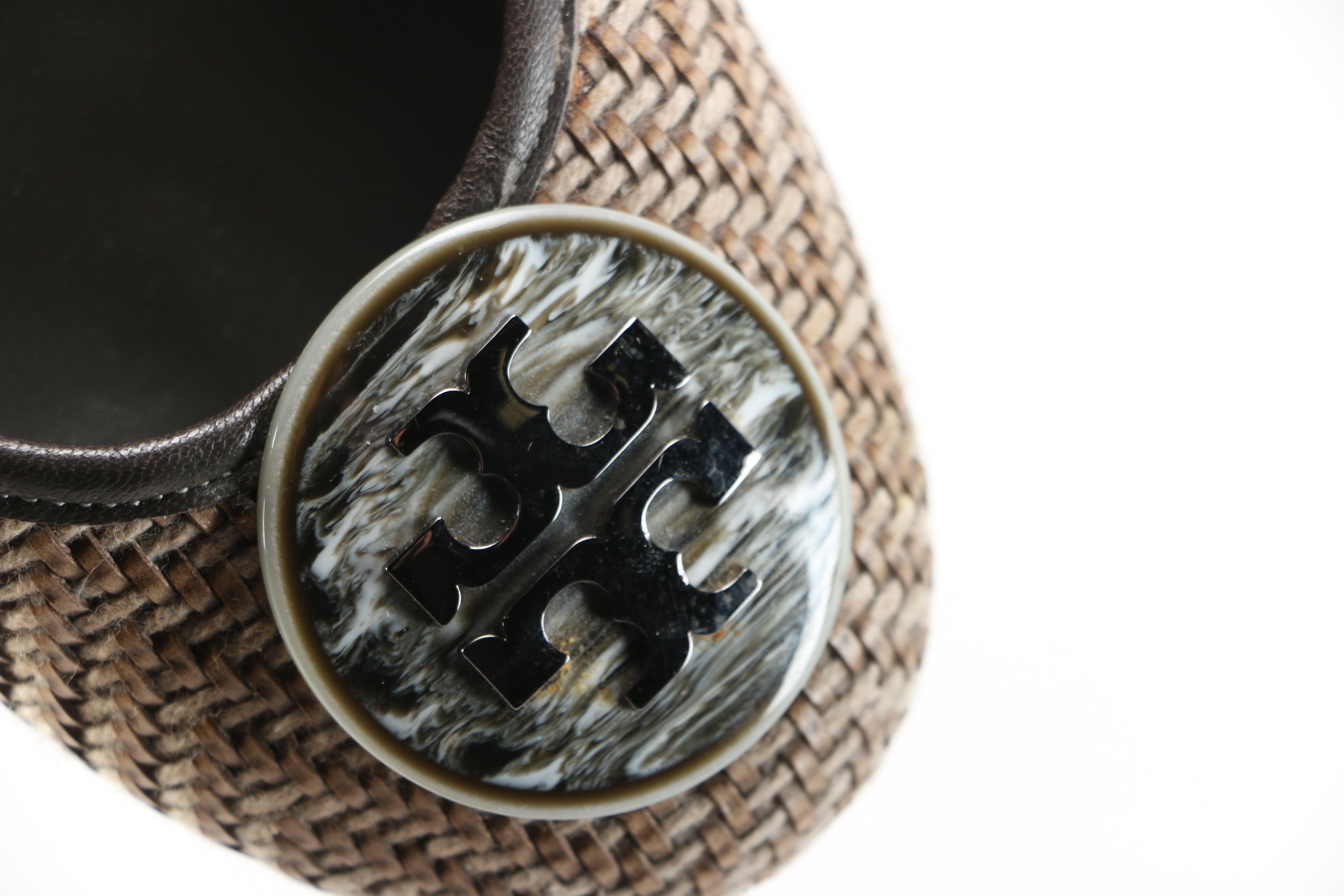 Tory Burch Reva Capra Leather Flats