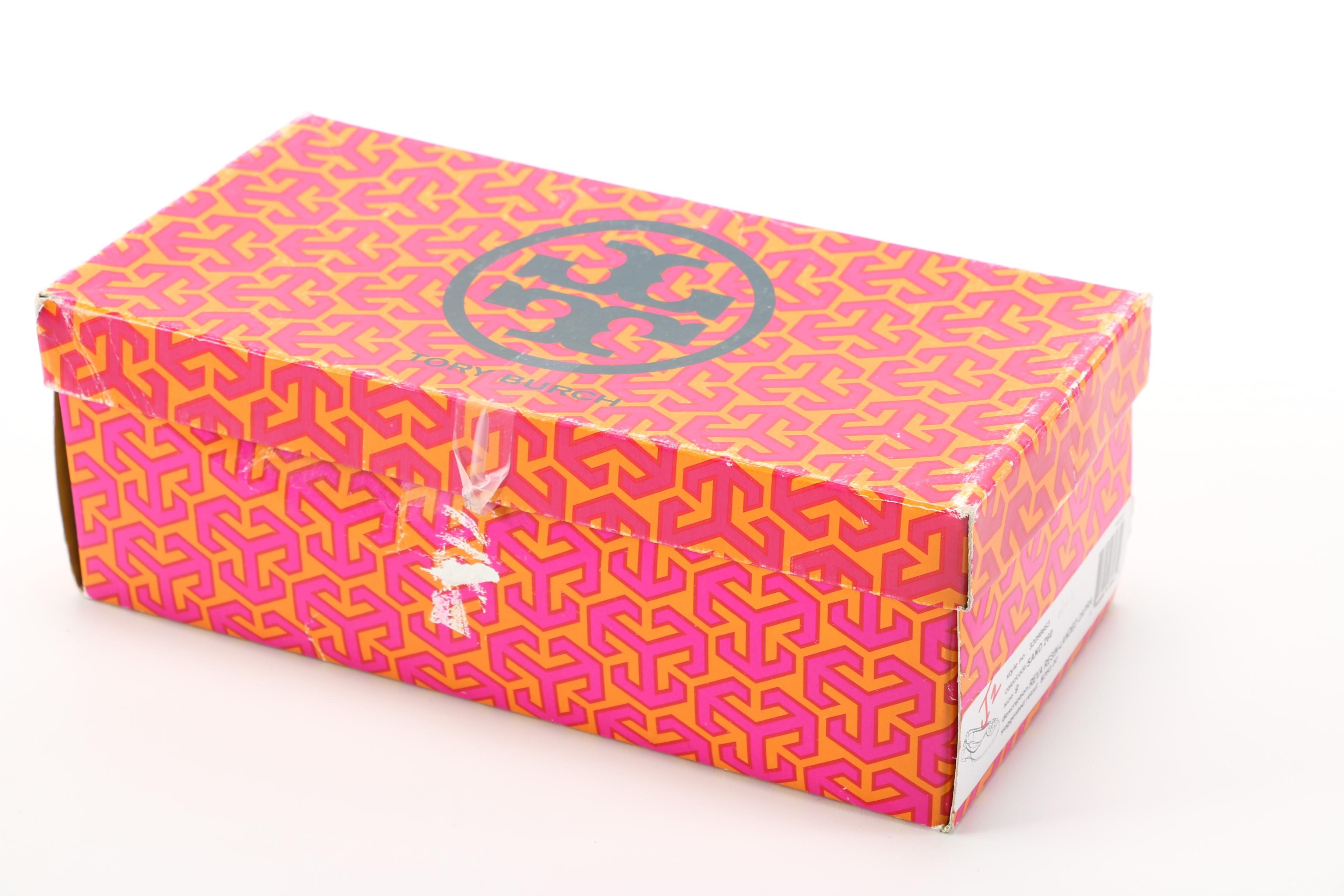 Tory Burch Reva Capra Leather Flats