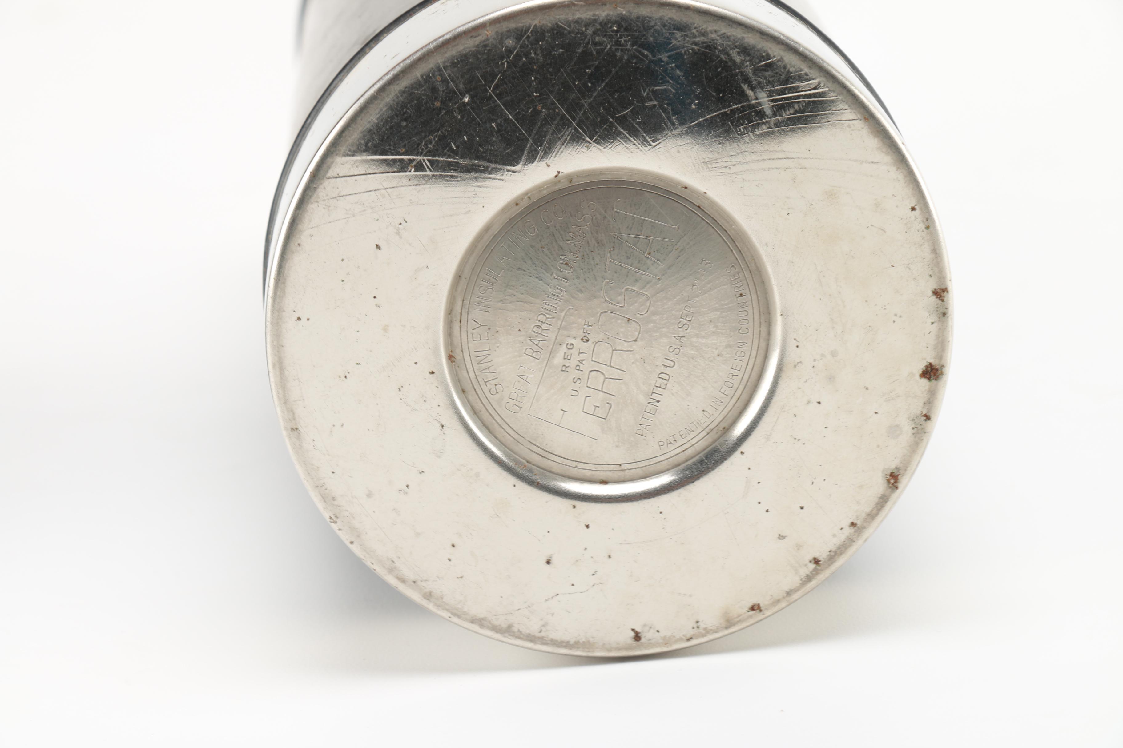 Stanley Insulating Company Thermos and Leather Holder