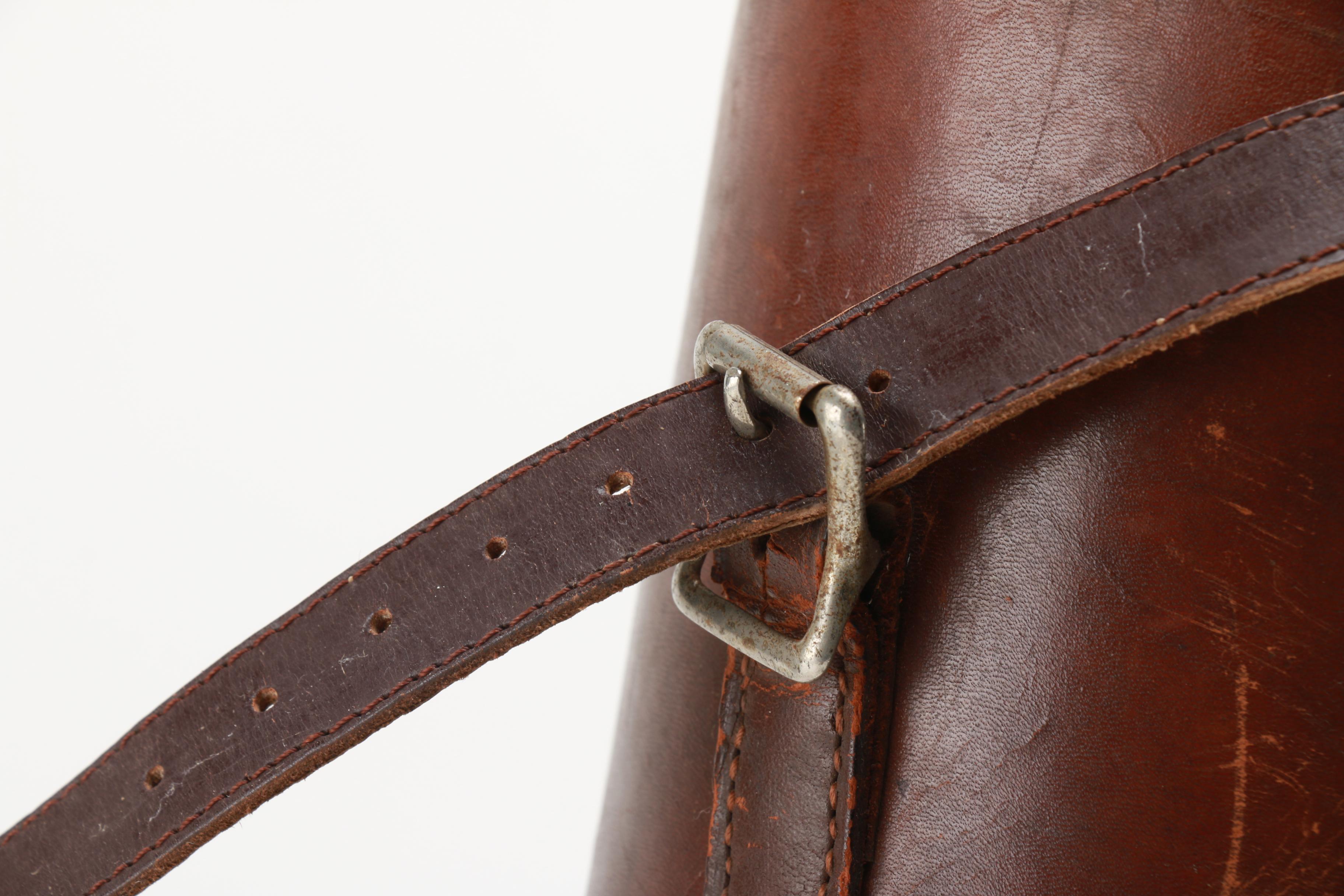 Stanley Insulating Company Thermos and Leather Holder