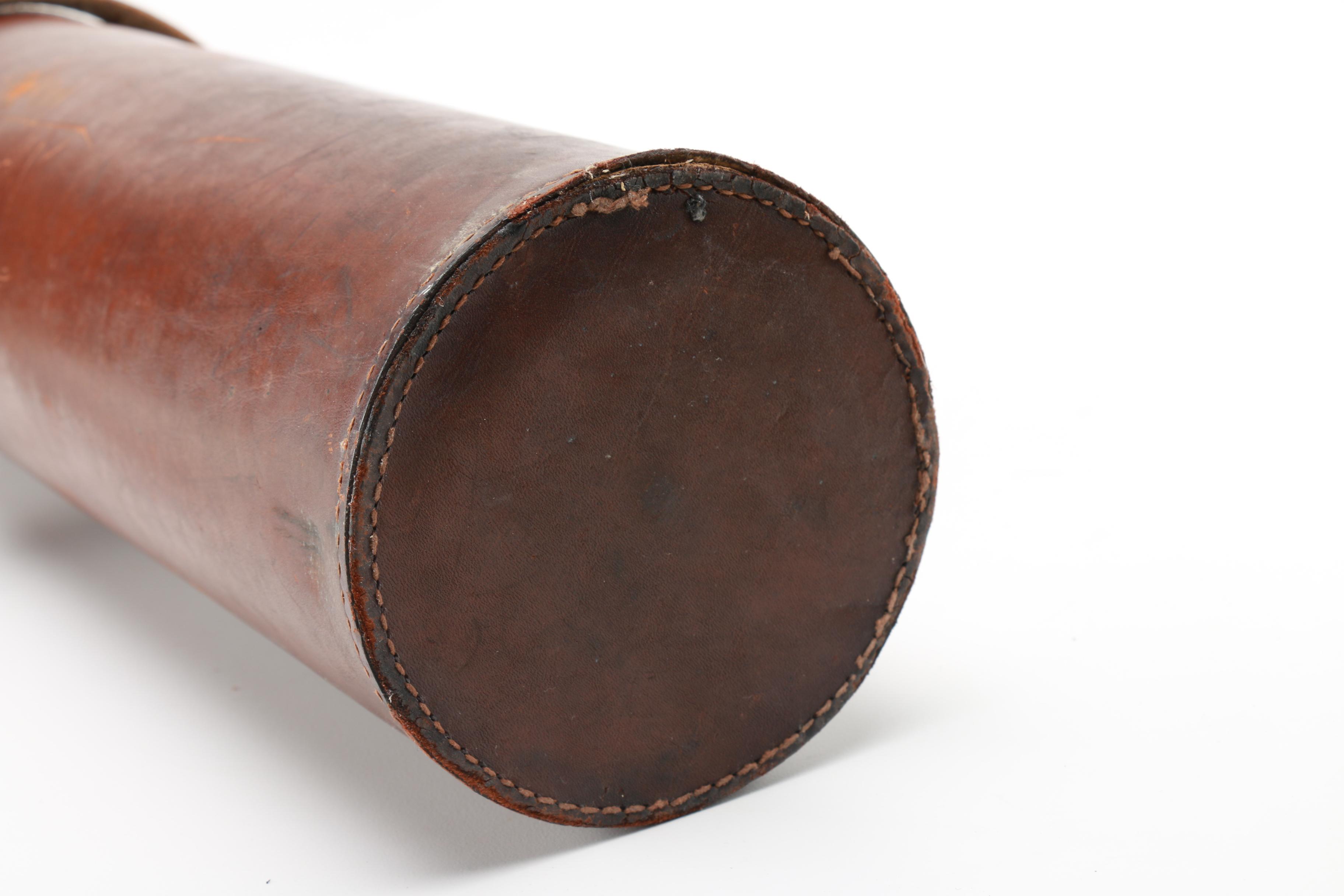 Stanley Insulating Company Thermos and Leather Holder