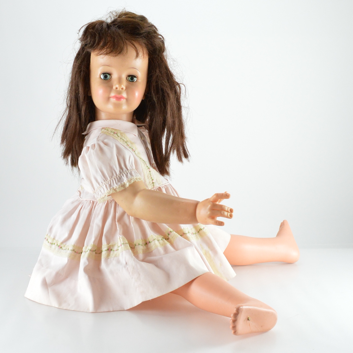 1960s Brunette Ideal Doll "Patti Playpal" In Original Clothing
