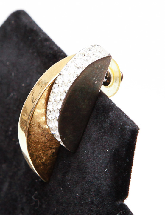 Modern Gold-Tone Earrings