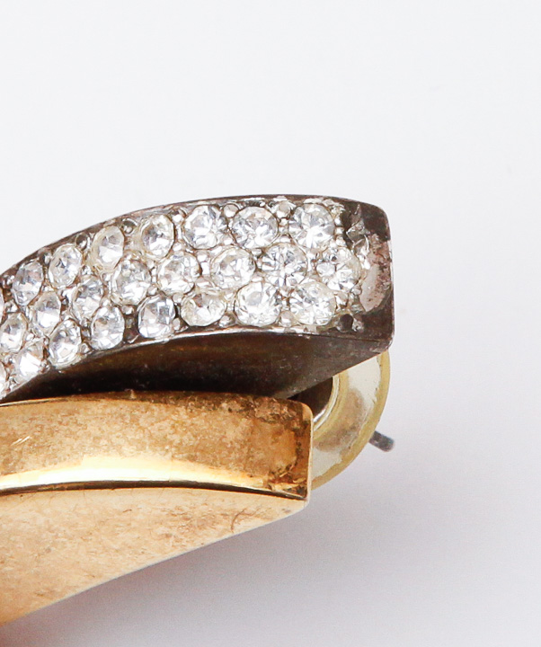 Modern Gold-Tone Earrings