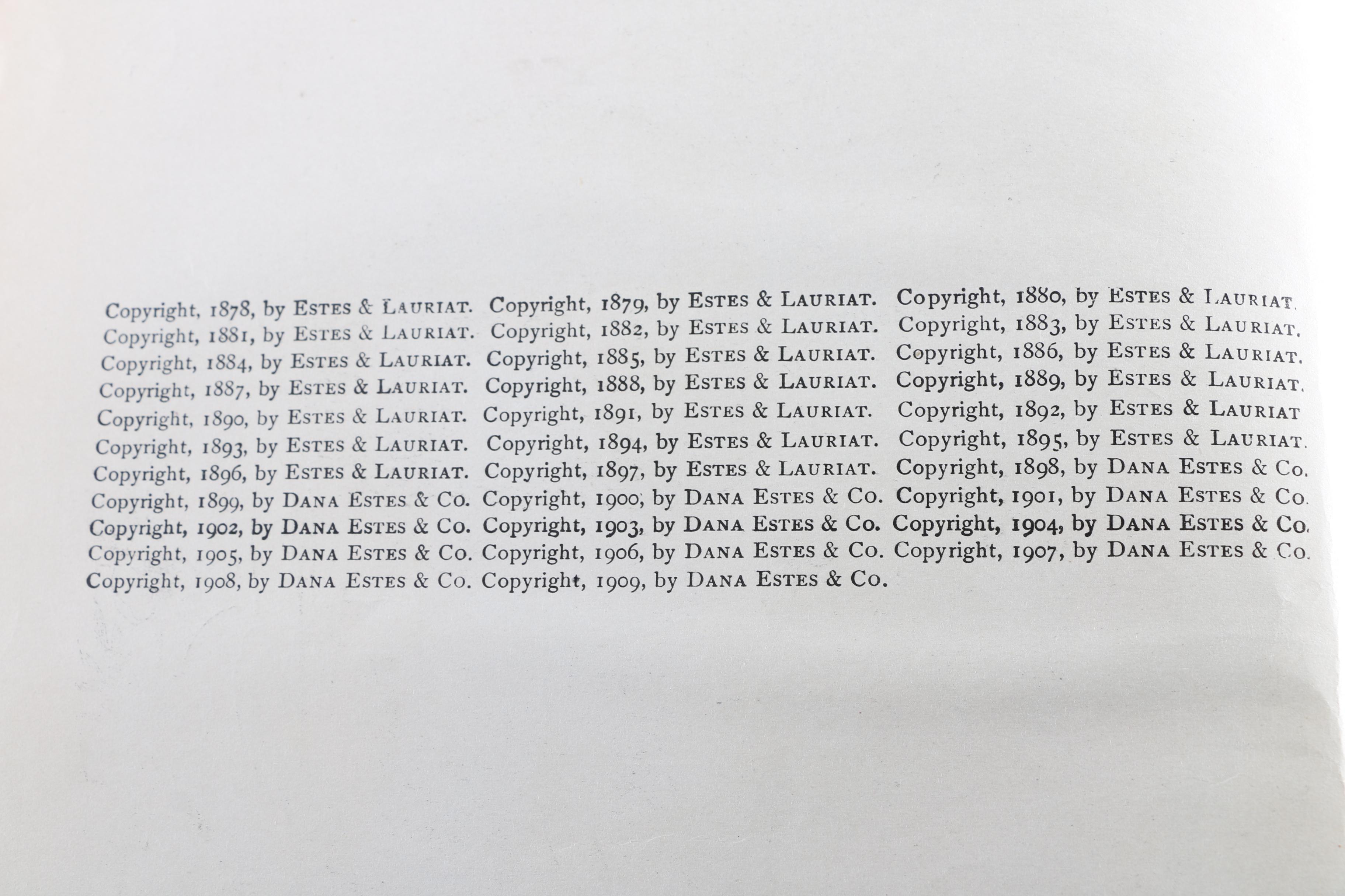 Early 20th Century Children's Books