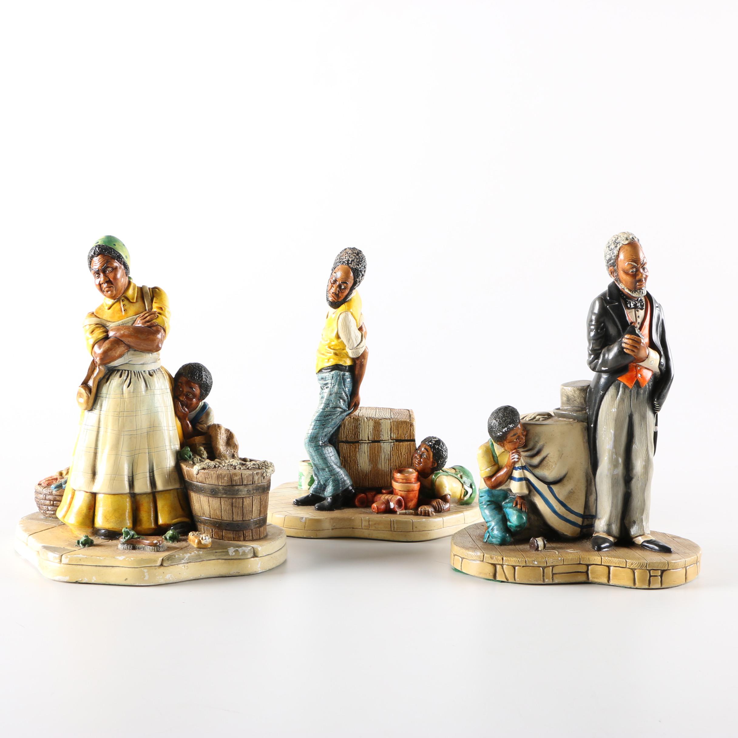 Naturecraft Chalkware Figurines Circa 1980