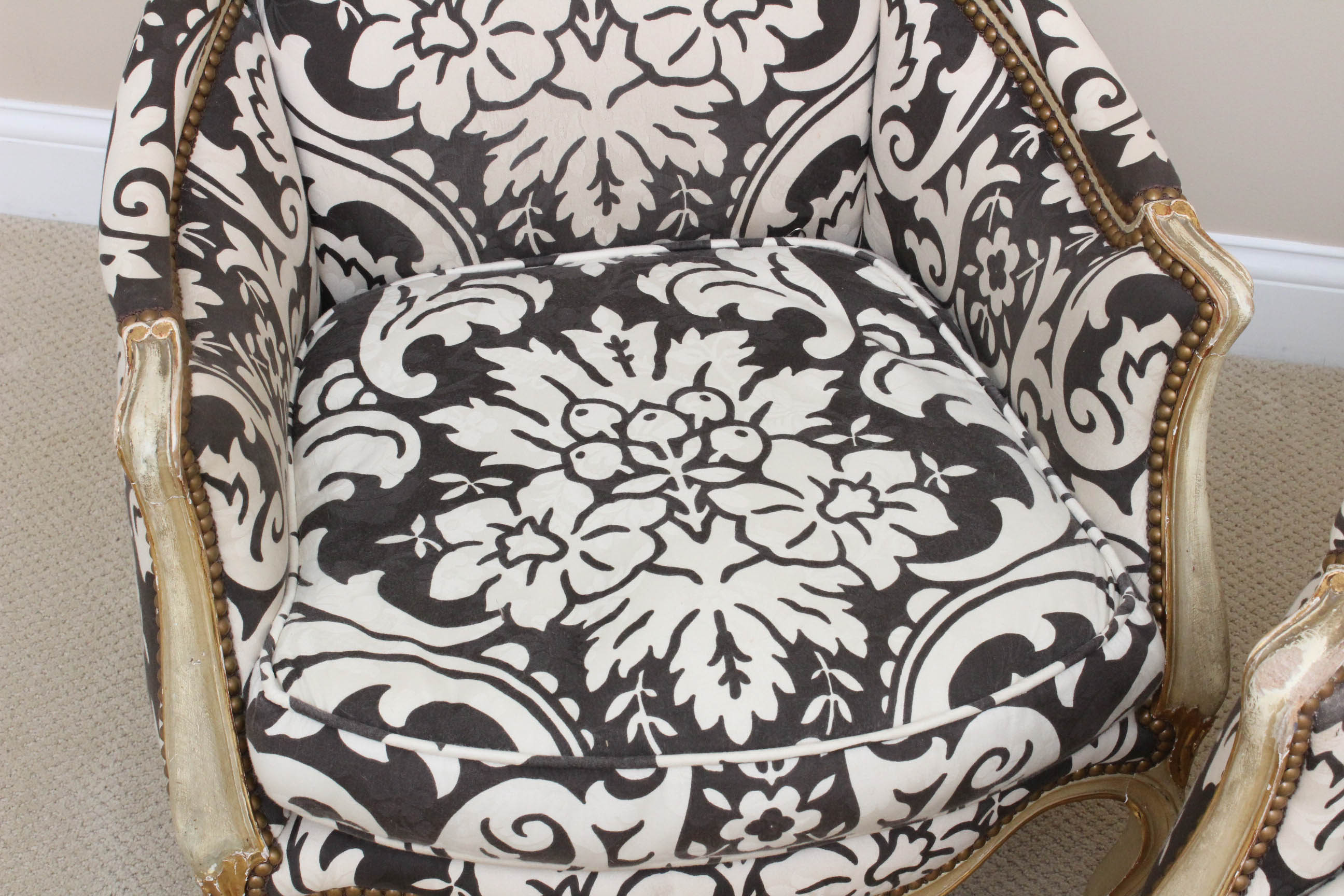 Vintage French Provincial Armchairs