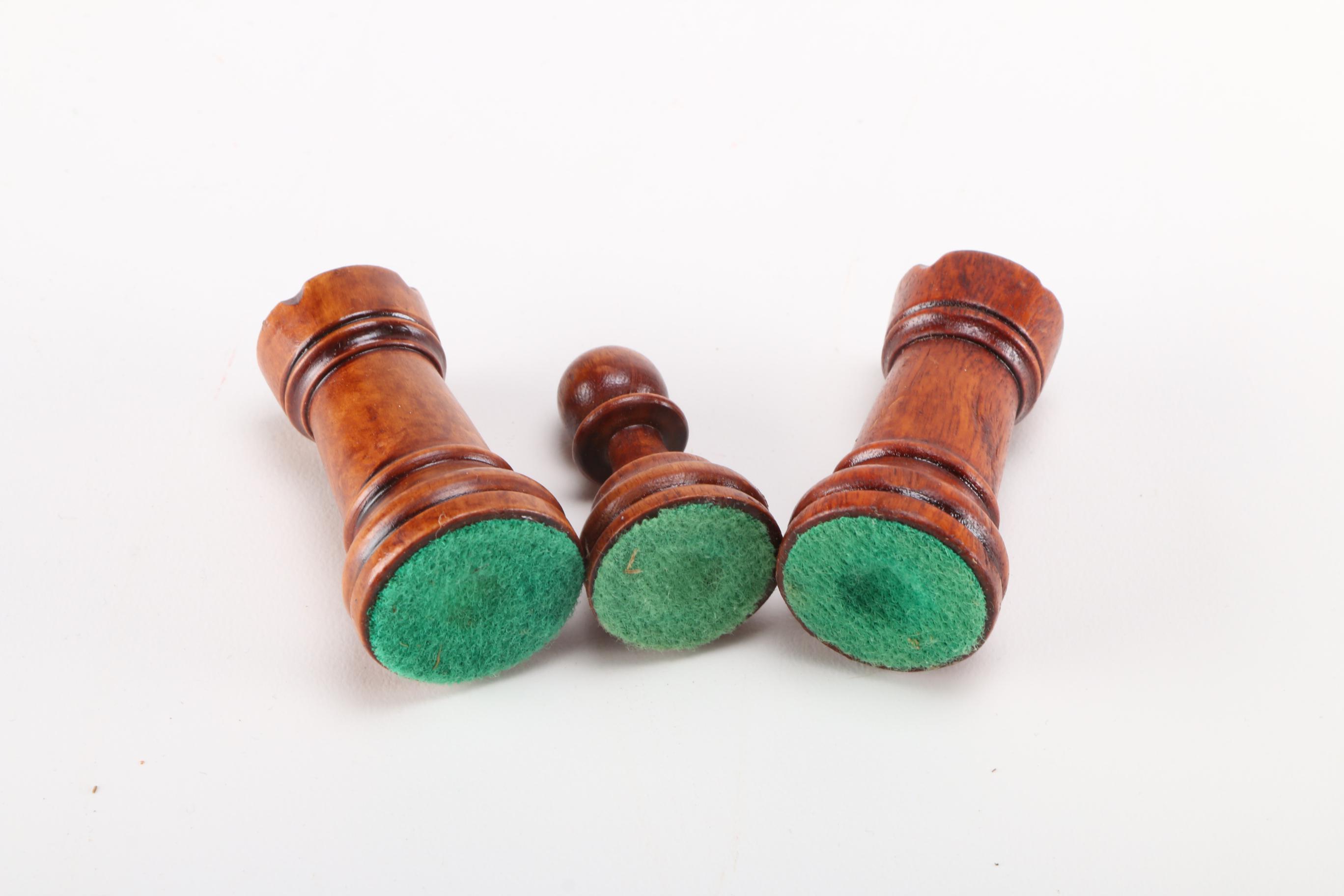 Suede and Leather Chest Set