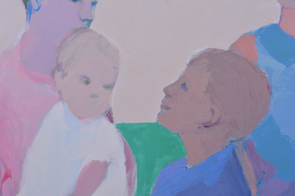 Lucile Sanders Original Acrylic Painting "Family I"